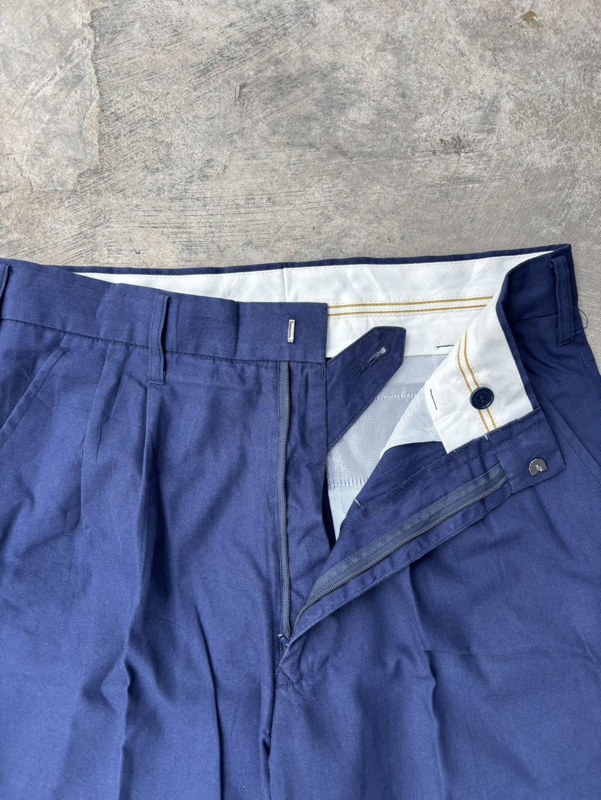Kansai Yamamoto Vintage Kansai Uniform Casual Pants Navy Size US 30 / EU 46 - 8 Thumbnail