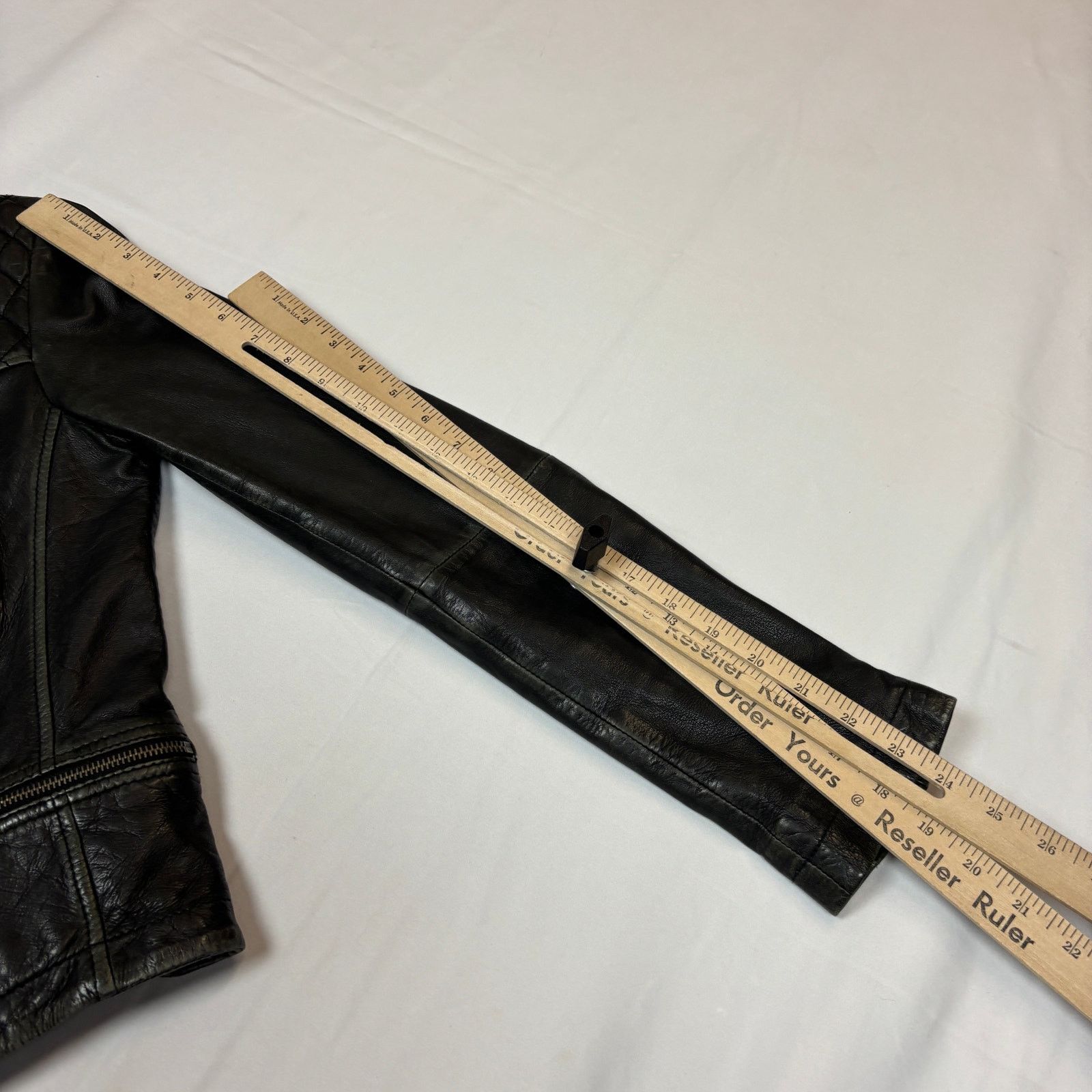 Allsaints Allsaints Cargo Biker Leather Jacket Women's 6 Quilted Size M / US 6-8 / IT 42-44 - 7 Thumbnail