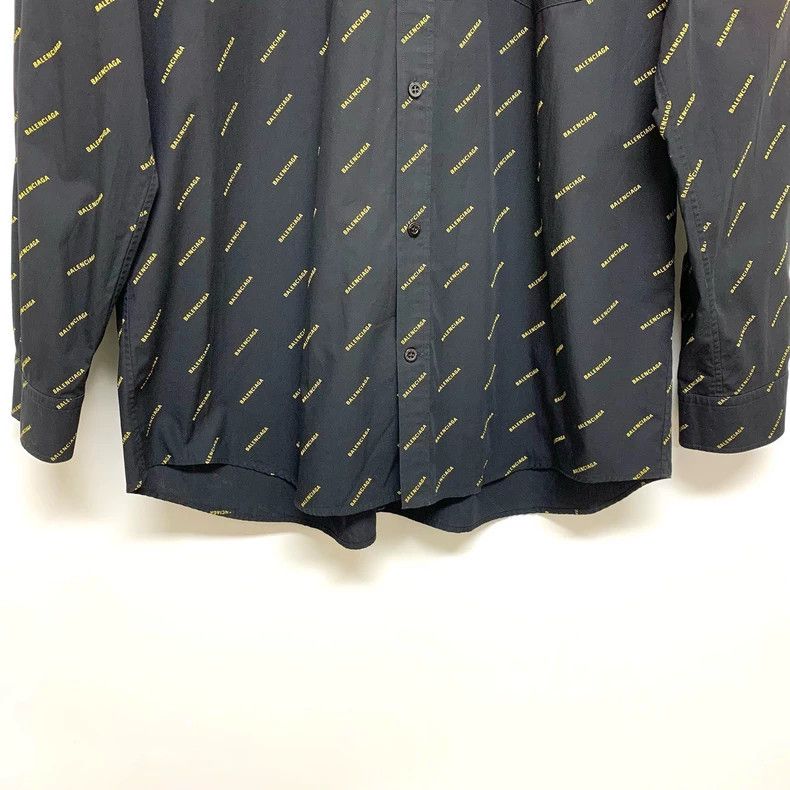 Balenciaga Balenciaga size 40 Black bullet screen full of Logo long-s Size US XXS / EU 40 - 4 Thumbnail