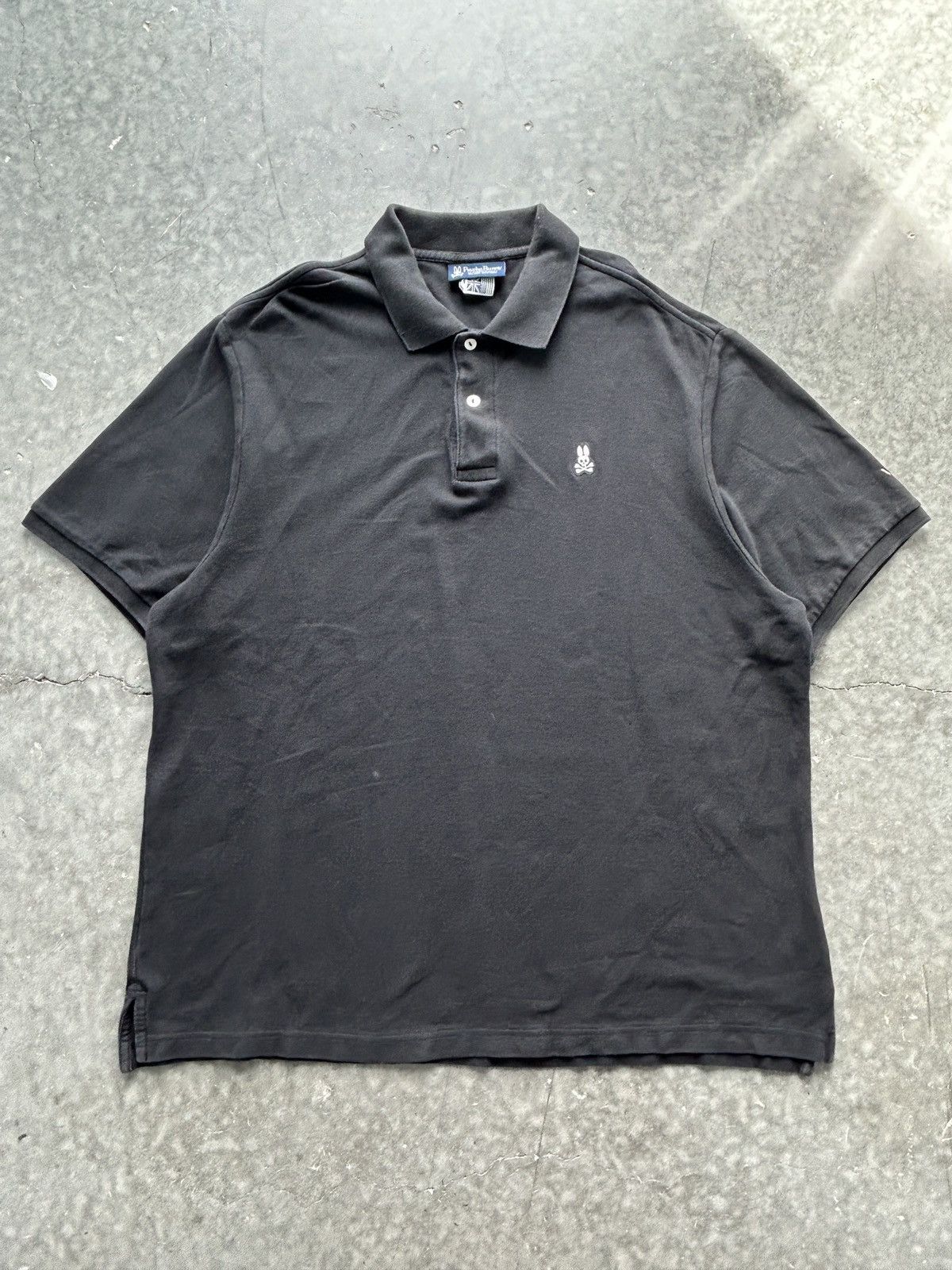 Psycho Bunny Black Psycho Bunny Polo Shirt Pima Cotton Size US XL / EU 56 / 4 - 1 Thumbnail