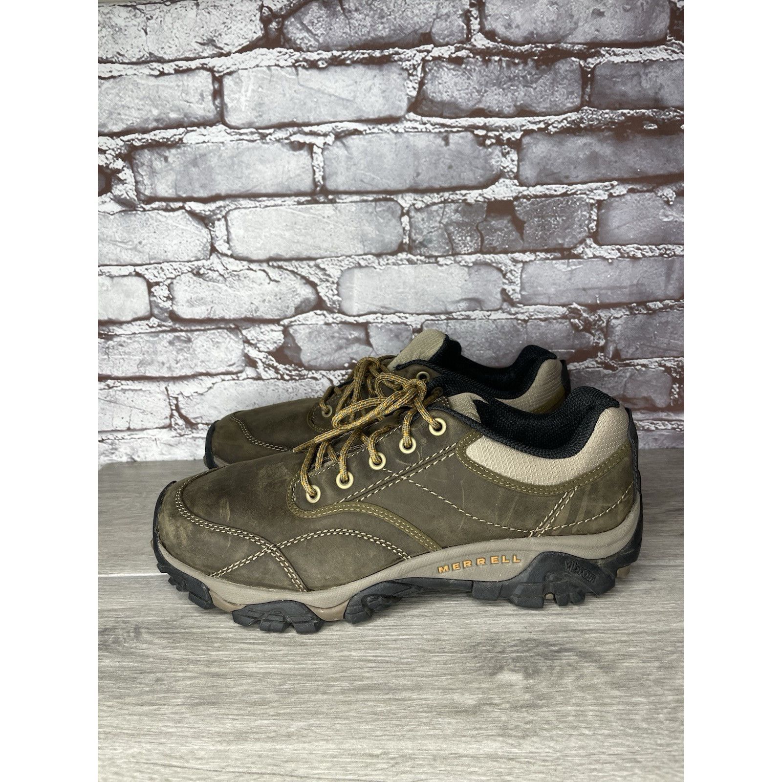 Merrell Merrell Kangaroo Performance Leather Trail Hiking Shoes Vibr Size US 12 / EU 45 - 17 Thumbnail