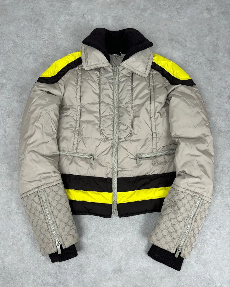 Gucci SS2008 Gucci GG Monogram Technical Ski Jacket by Frida Giannini Size S / US 4 / IT 40 - 1 Thumbnail