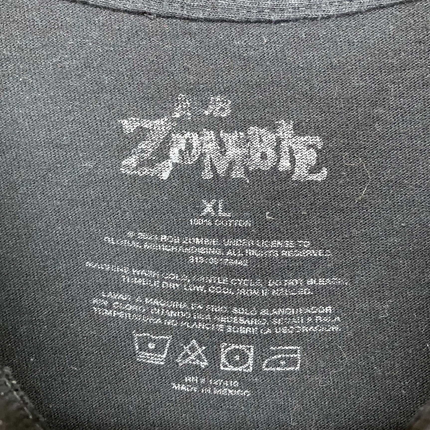Vintage Rob Zombie T-Shirt XL Black Graphic Print Horror Music All Seasons Crew Neck Short Sleeve Size US XL / EU 56 / 4 - 3 Thumbnail