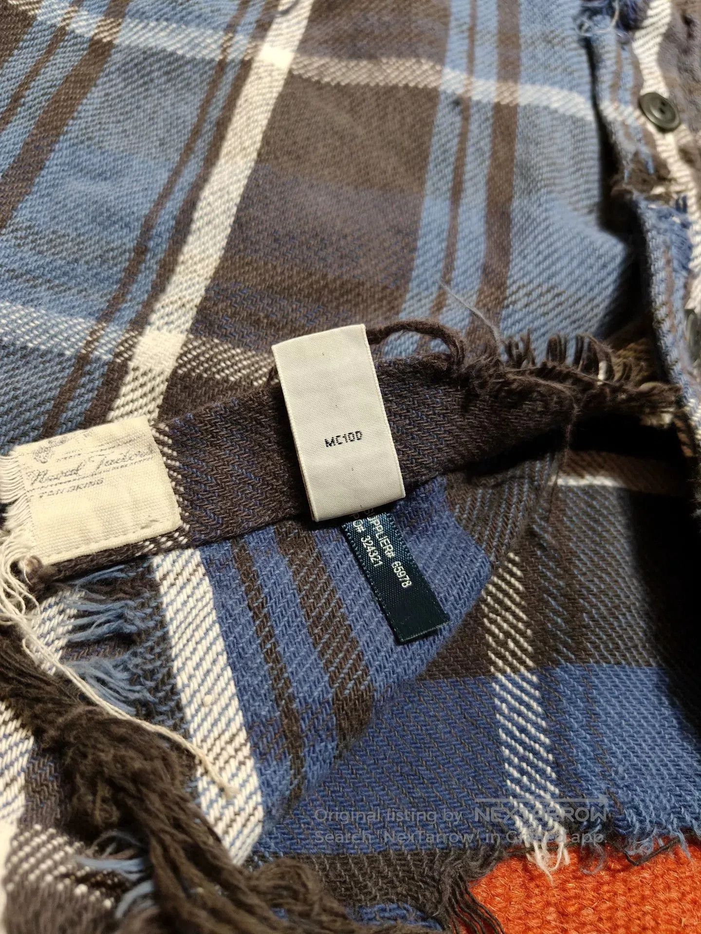 VINNY's Vintage Polo Ralph Lauren Flannel Shirt. Size US M / EU 48-50 / 2 - 7 Thumbnail