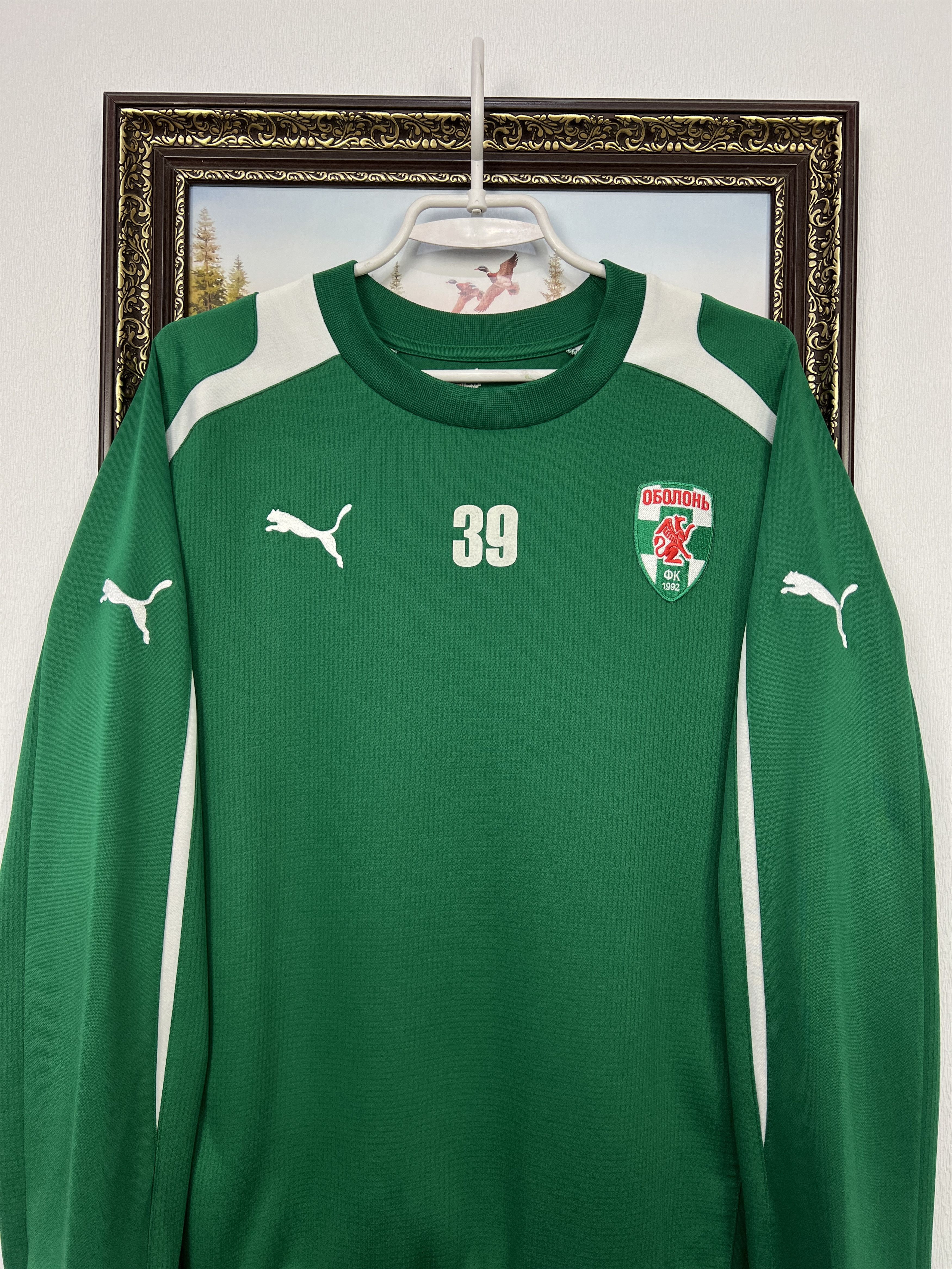 Puma Vintage Puma Obolon Kyiv Football Train Sweatshirt Soccer Size US M / EU 48-50 / 2 - 2 Thumbnail