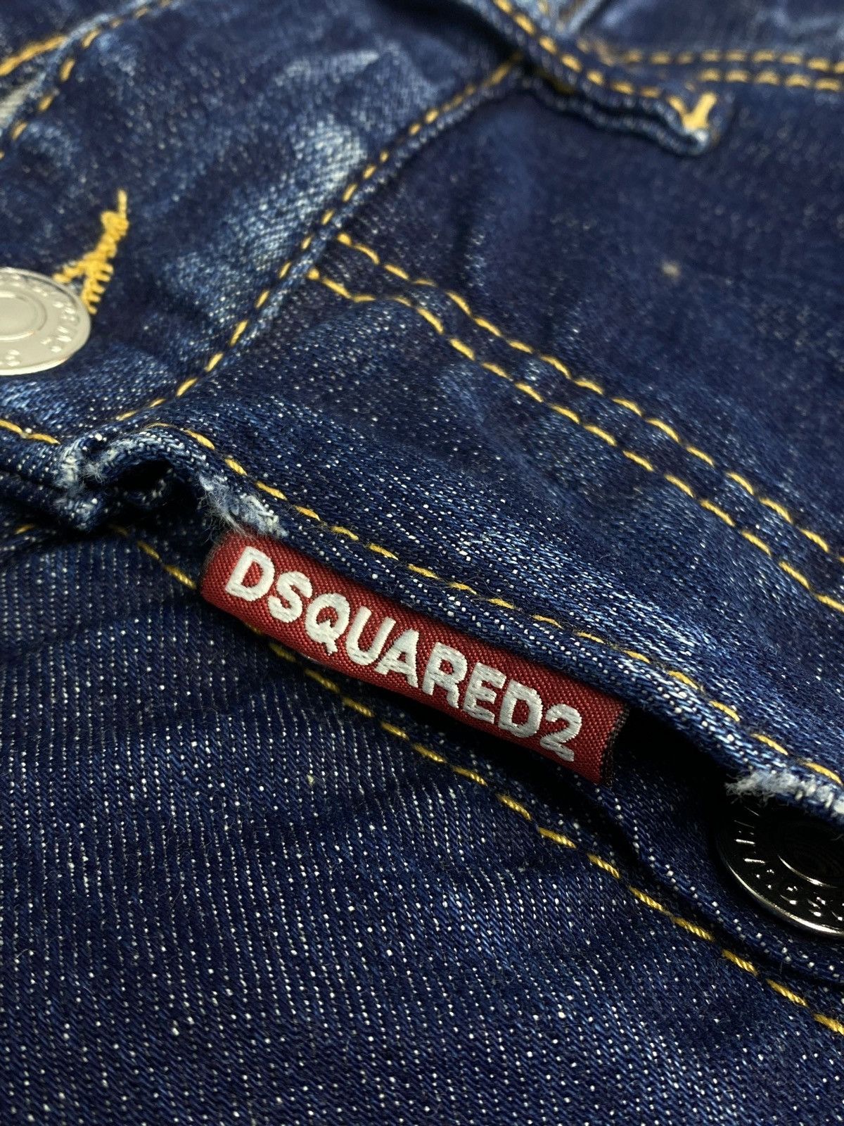 Dsquared2 🔥 DSQUARED2 DAISY EMBROIDERED JEANS Y2K COOL GUY VIBES Size US 34 / EU 50 - 25 Thumbnail