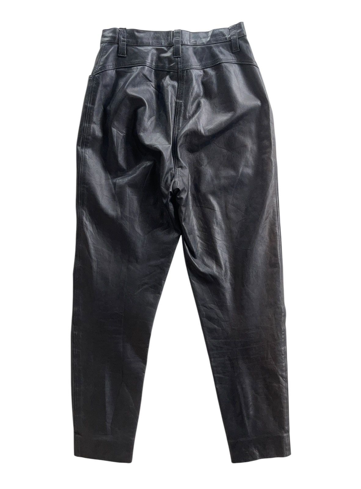 Helmut Lang Vintage Helmut Lang Highwaist Cowhide Pants Size 24" / US 00 / IT 34 - 2 Thumbnail