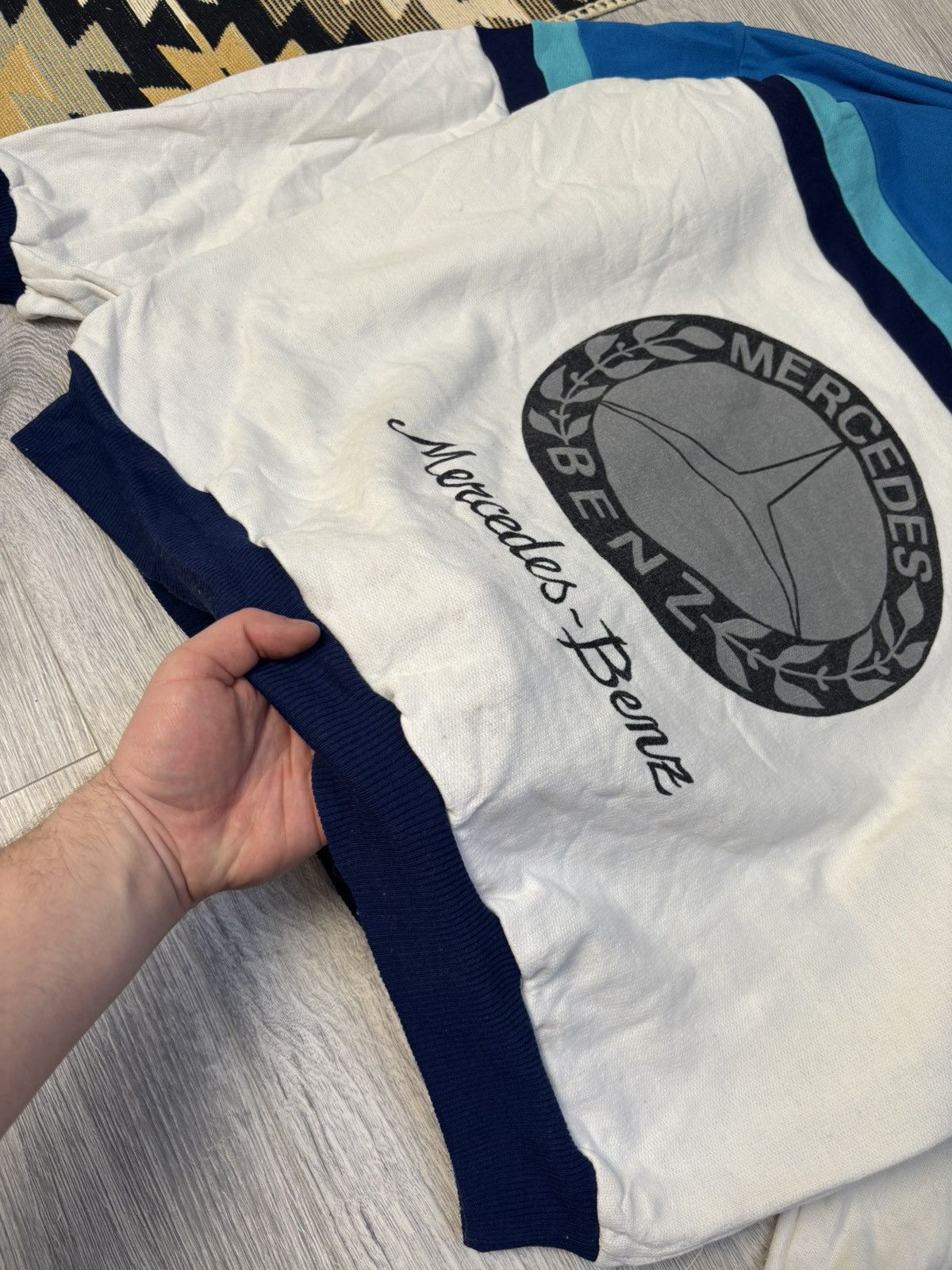 Mercedes-Benz Mercedes - Benz very rare 70s-80s sweatshirt Size US XL / EU 56 / 4 - 12 Thumbnail