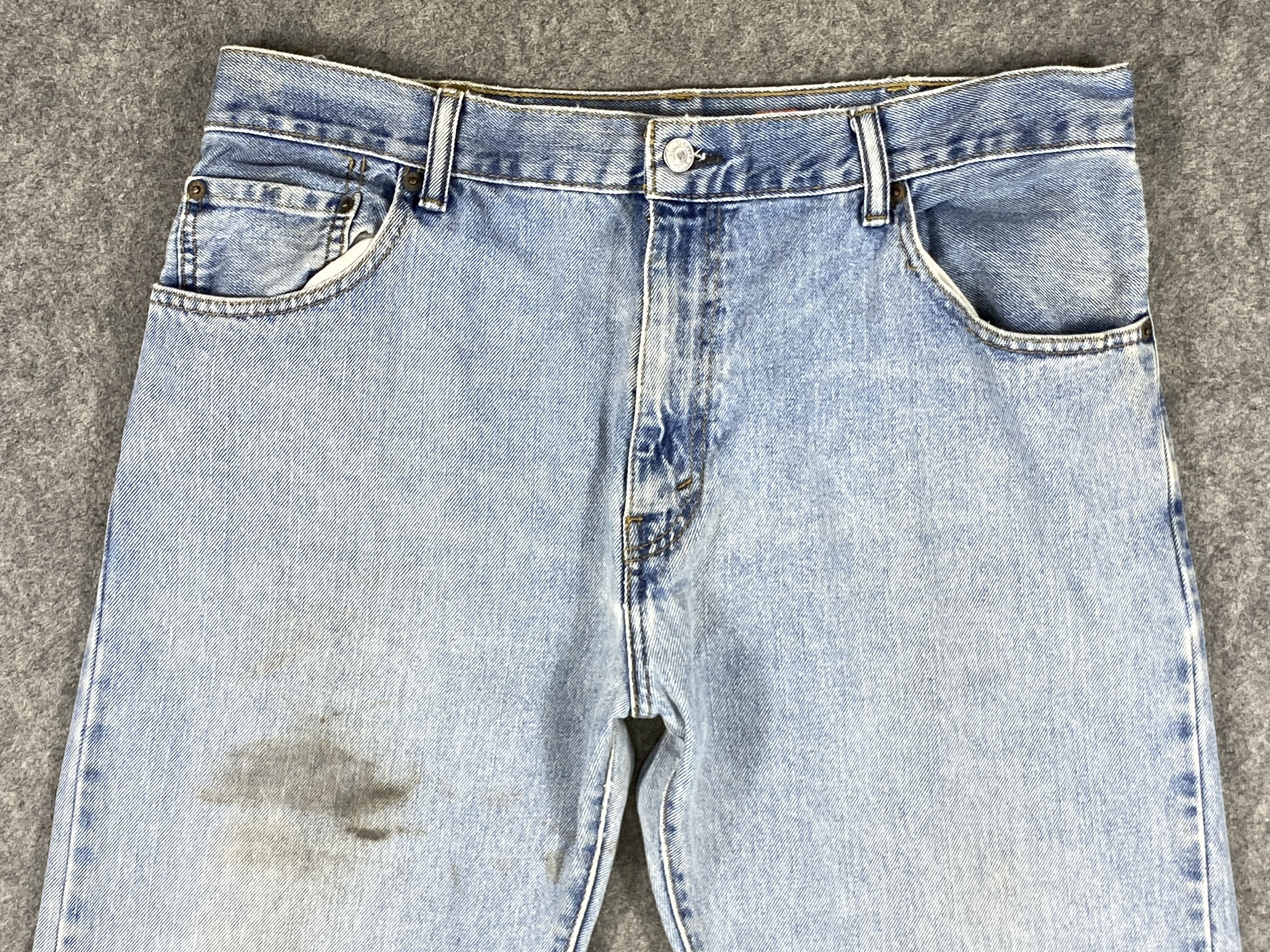 Levi's Light Blue Wash Vintage Levi's 517 Flare 35x34.5 -JN1749 Size US 35 - 3 Thumbnail