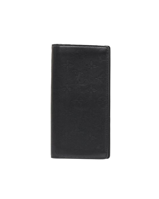 Louis Vuitton Brazza Wallet Monogram Shadow Black for Men