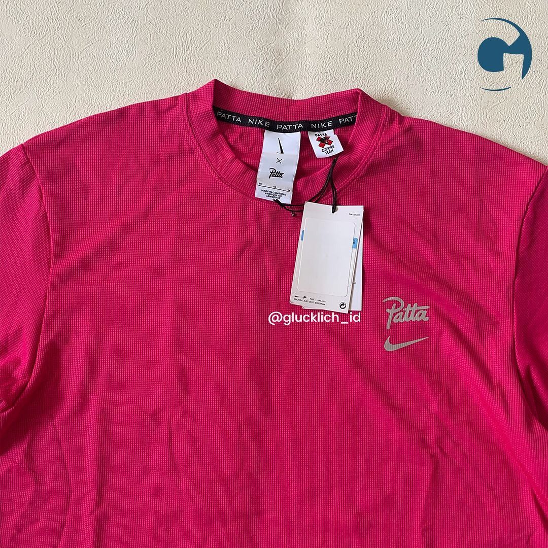 Nike × Patta Nike, x Patta Running Team Tee (Fireberry) Size US XS / EU 42 / 0 - 6 Thumbnail