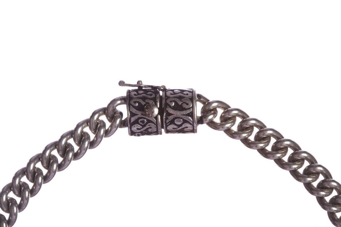 Handmade Men's Sterling Silver Ram Head Necklace Alberto Juan Size ONE SIZE - 4 Thumbnail