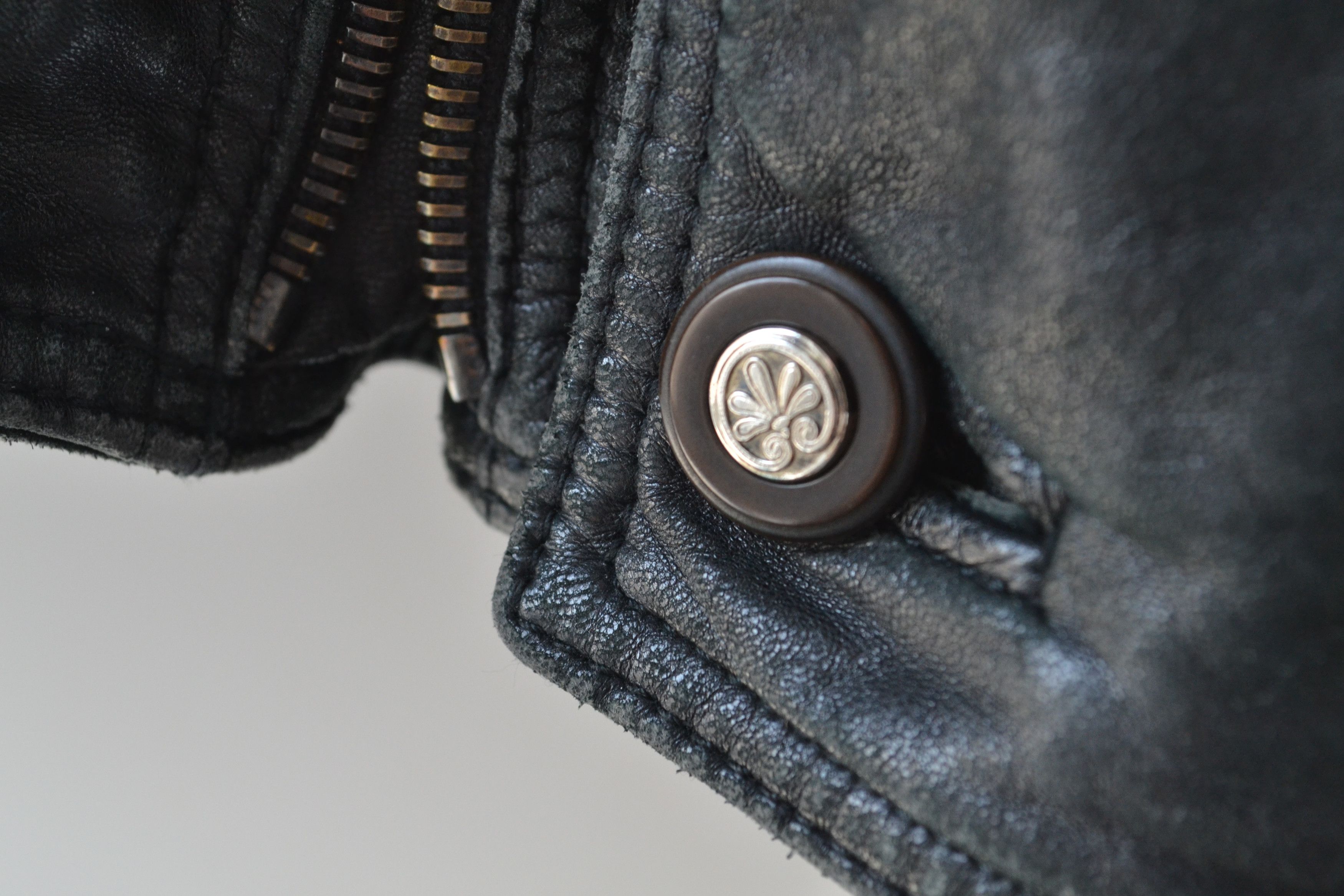 Ruffo Research RUFFO Leather Jacket Black Bomber Vintage 90s RAF SIMONS Size US M / EU 48-50 / 2 - 13 Thumbnail