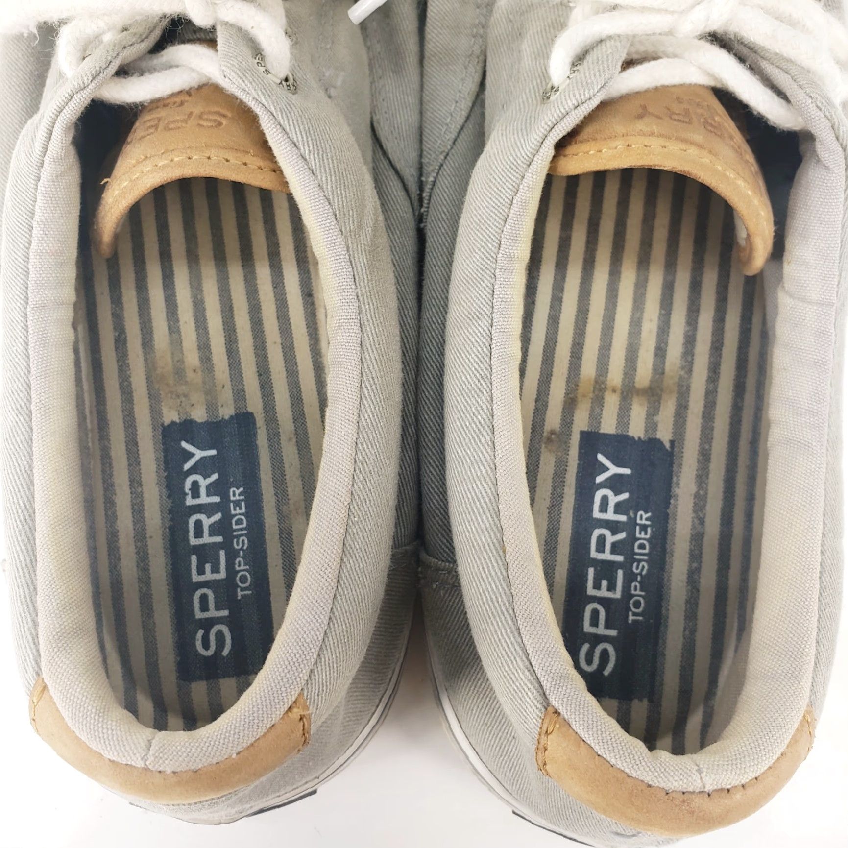 Sperry SPERRY Men’s Sneaker STS22045 Grey Striper II CVO Vulcanized Sneaker SIZE 11M Mens Casual Canvas Rubber Outsole Round Toe Lace Up M Gray Sneakers Size US 11 / EU 44 - 7 Thumbnail