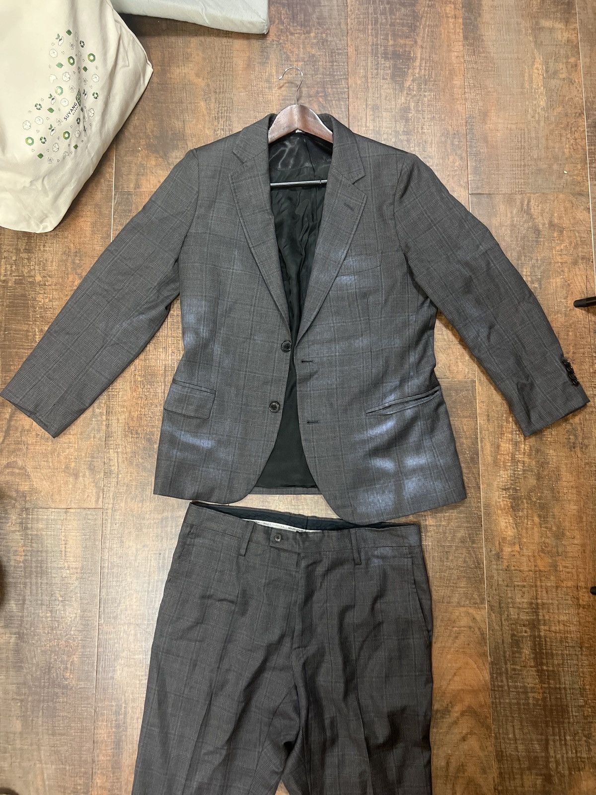 Dolce & Gabbana Dolce & Gabbana MARTINI Gray Suit 2006 Size 38R - 1 Thumbnail