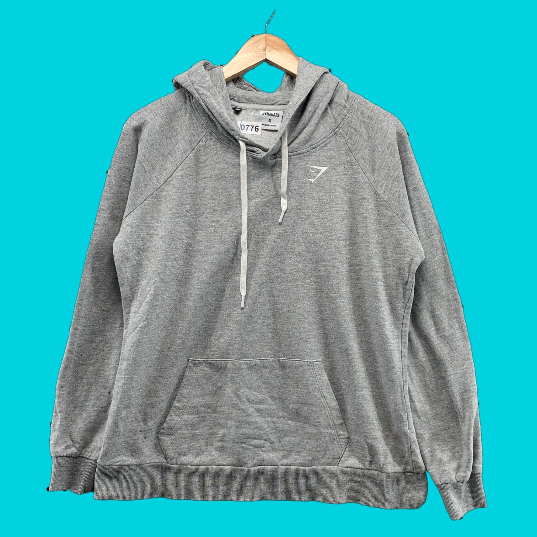 Gymshark Gymshark Hoodie Sweatshirt Womens Medium Gray Fleece Active Workout 21x25.5 Size M / US 6-8 / IT 42-44 - 1 Thumbnail