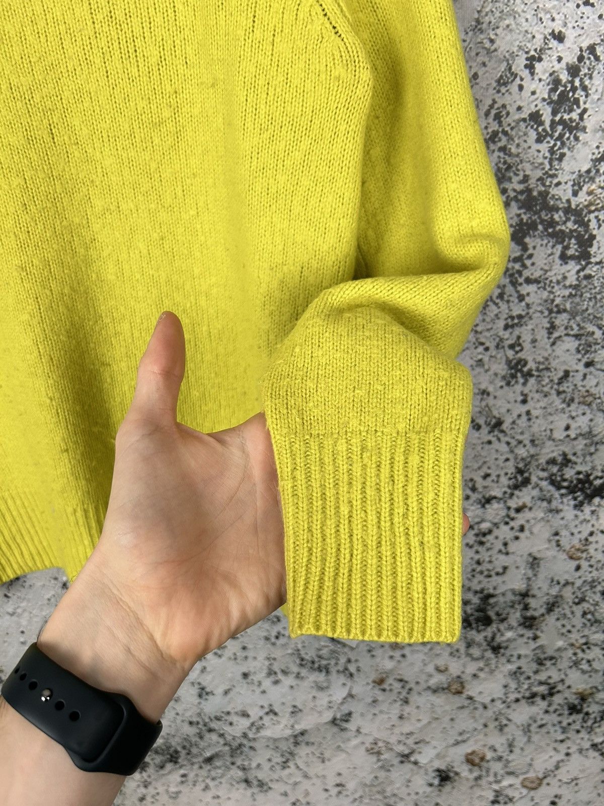 Acne Studios × Designer Acne Studios Peele Wool and Cashmere Yellow Knit Sweater Size US XS / EU 42 / 0 - 5 Thumbnail