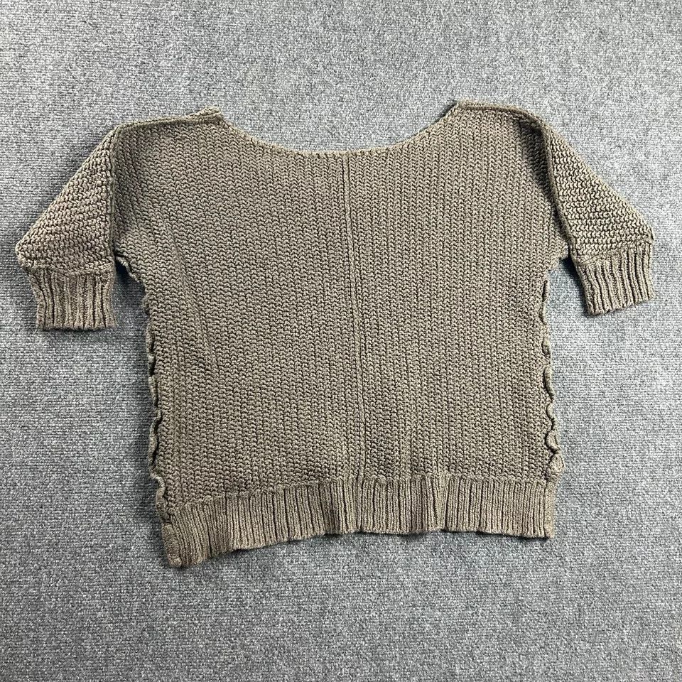 Free People Free People Sweater Womens XS Gray Chunky Knit Relaxed Fit Size XS / US 0-2 / IT 36-38 - 5 Thumbnail