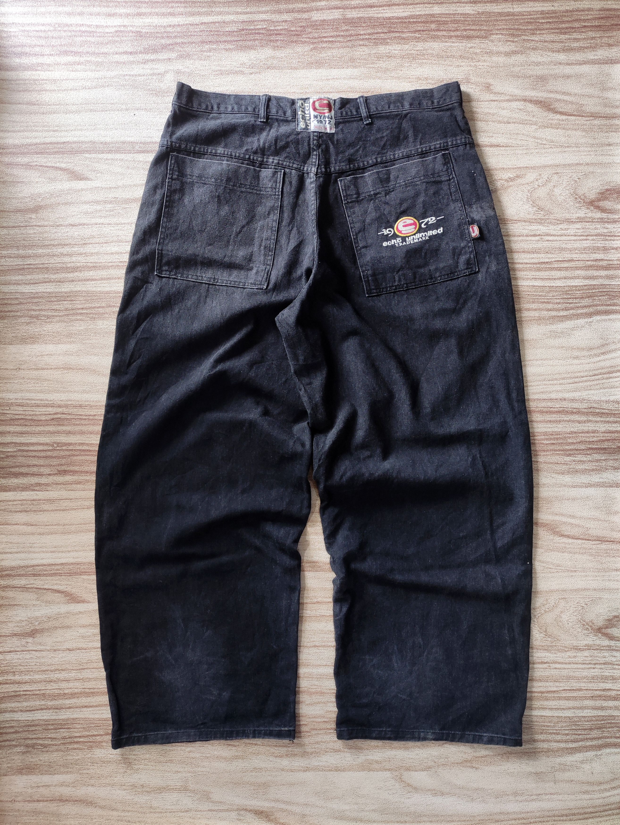 Ecko Unltd. × Vintage ECHO UNLIMITED BAGGY DENIM MADE IN USA Size US 40 / EU 56 - 1 Thumbnail