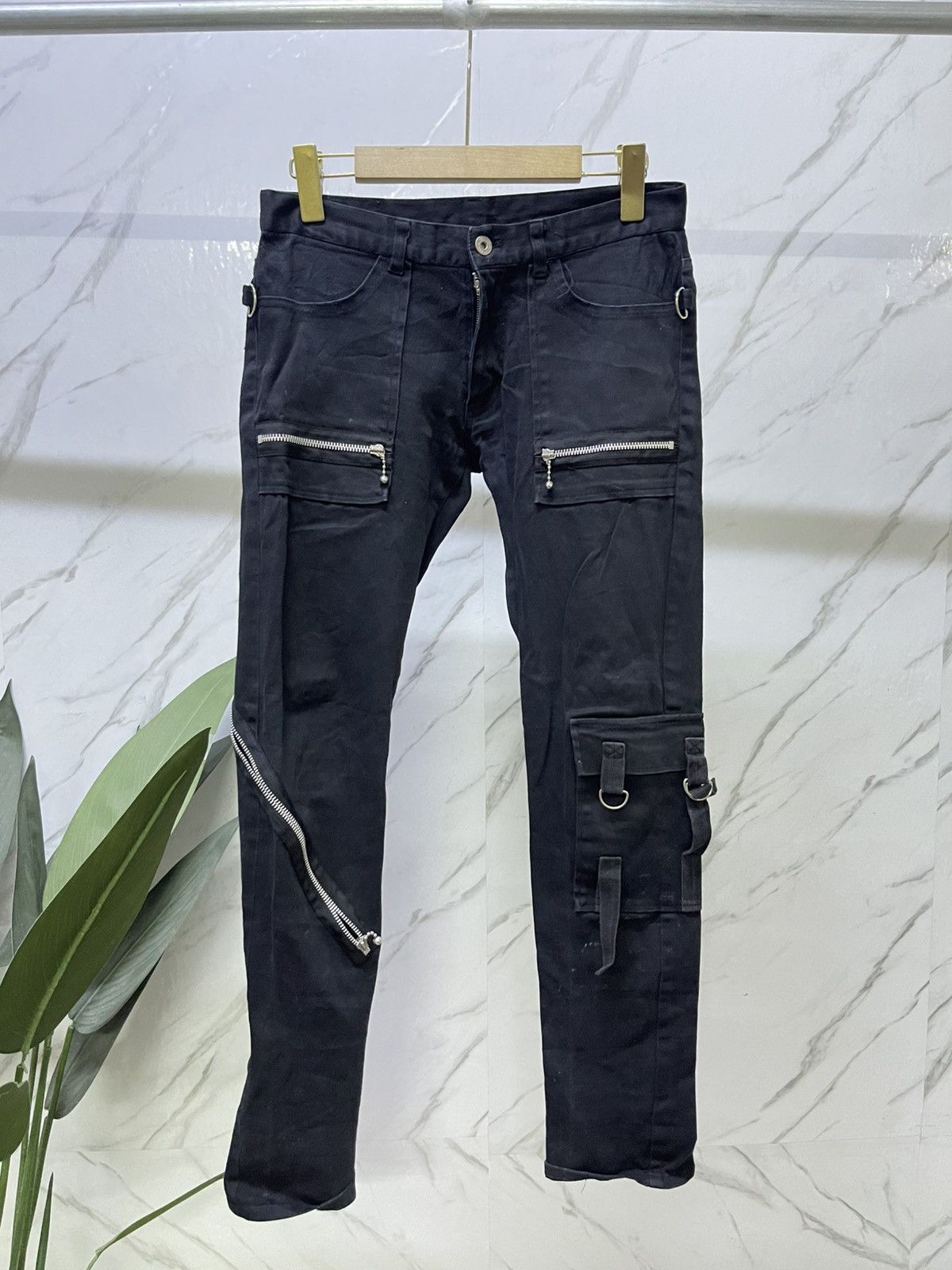 If Six Was Nine Jepanes Brand Chaos London Punk Bondage Pants Size US 28 / EU 44 - 1 Thumbnail