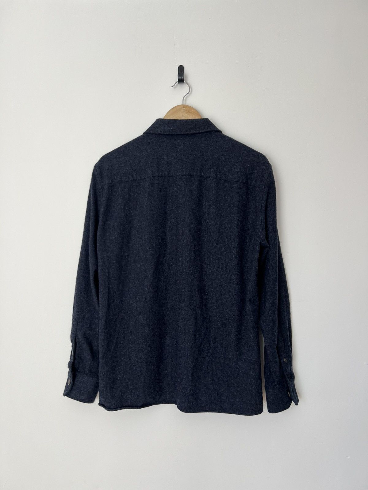 Brunello Cucinelli Brunello Cucinelli Virgin Wool Overshirt Size M Size US M / EU 48-50 / 2 - 11 Thumbnail