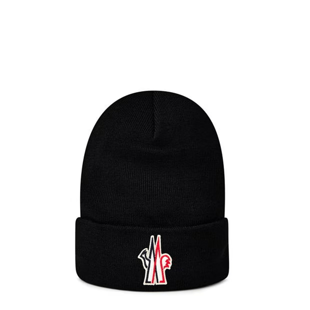 Moncler Pure Wool Beanie Size ONE SIZE - 1 Thumbnail