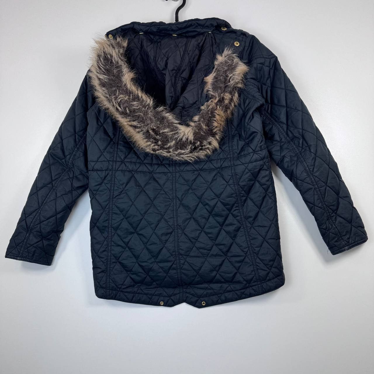 Barbour Barbour International Quilted Jacket Hooded Navy Biker XL Size XL / US 12-14 / IT 48-50 - 11 Thumbnail