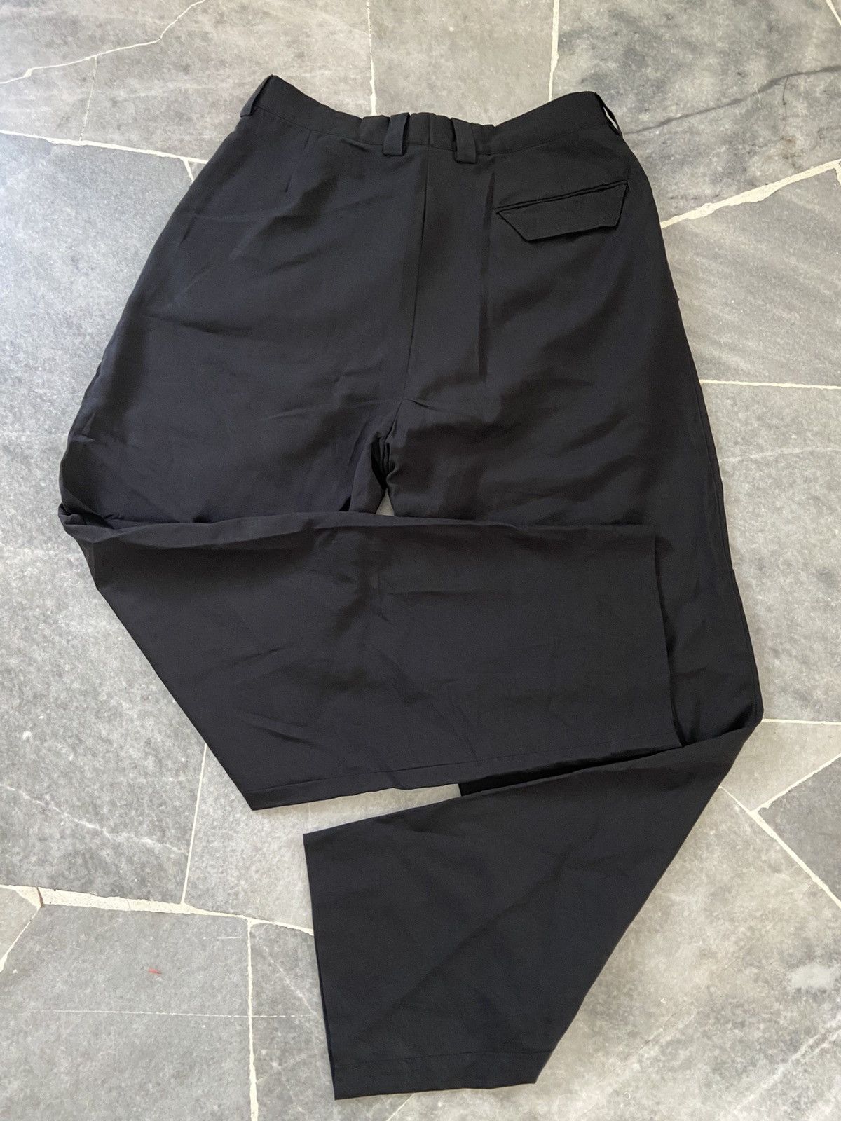 Versace Vintage Versace Black Mohair Trousers Pants Size 48 Size US 30 / EU 46 - 8 Thumbnail