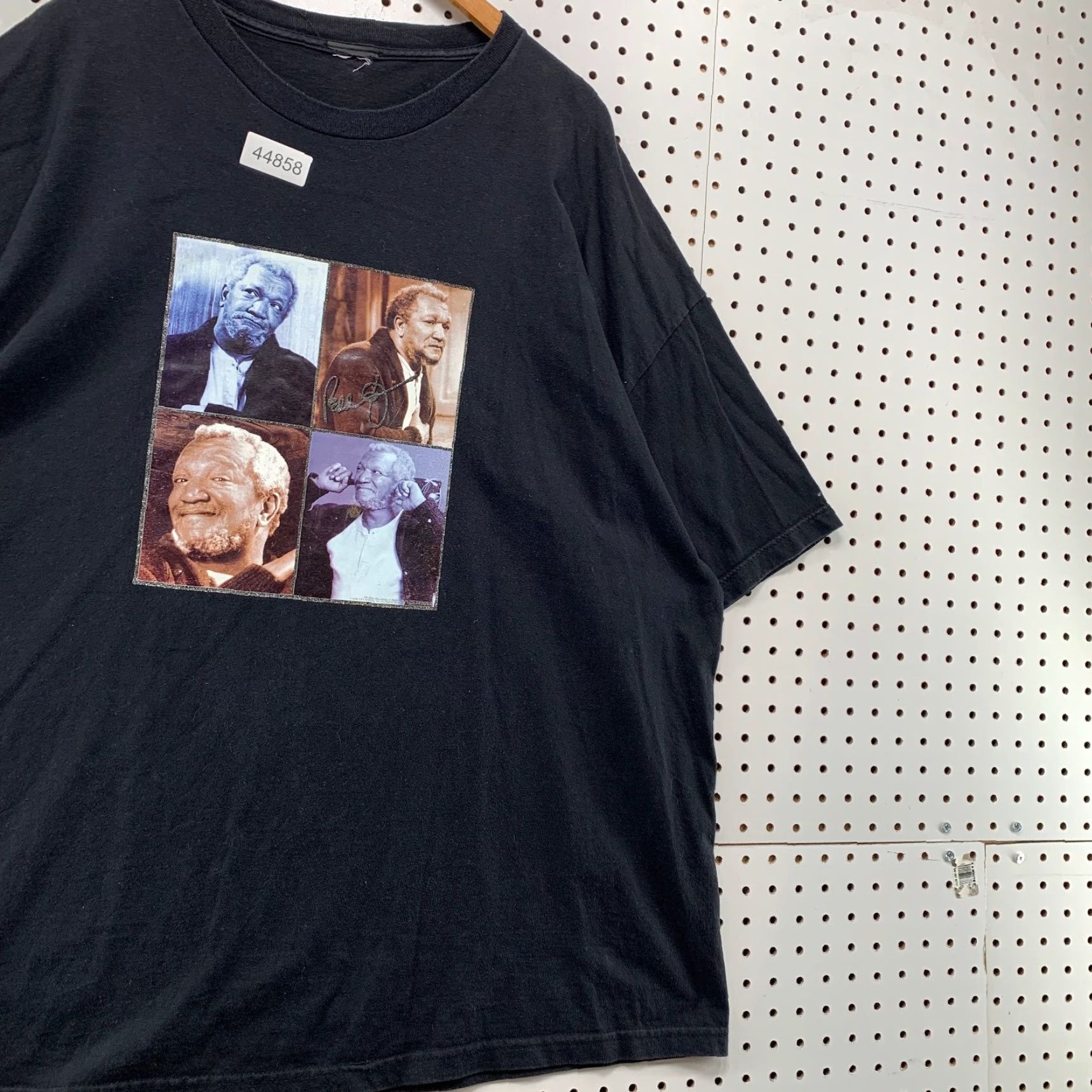Gildan VINTAGE Redd Fox Sanford Sons Shirt Mens 3XL Black TV Show Short Sleeve Size US XXL / EU 58 / 5 - 3 Thumbnail
