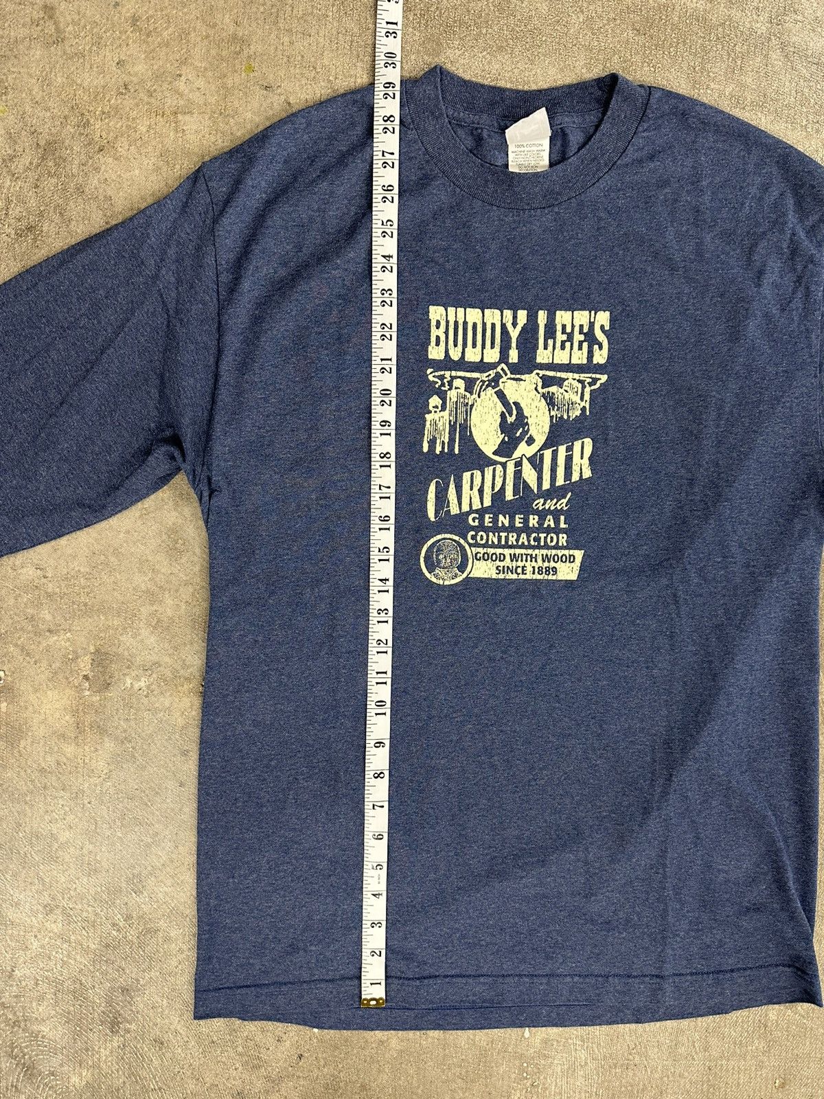 Lee × Vintage Vintage 90s Lee Buddy Lee’s Navy Blue Long Sleeve Size US L / EU 52-54 / 3 - 6 Thumbnail