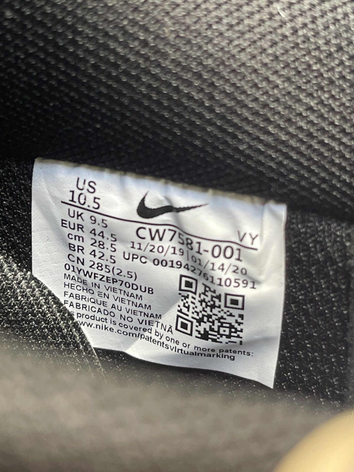 Nike Nike Air Force 1 Low Sketch Black Size US 10.5 / EU 43-44 - 7 Thumbnail