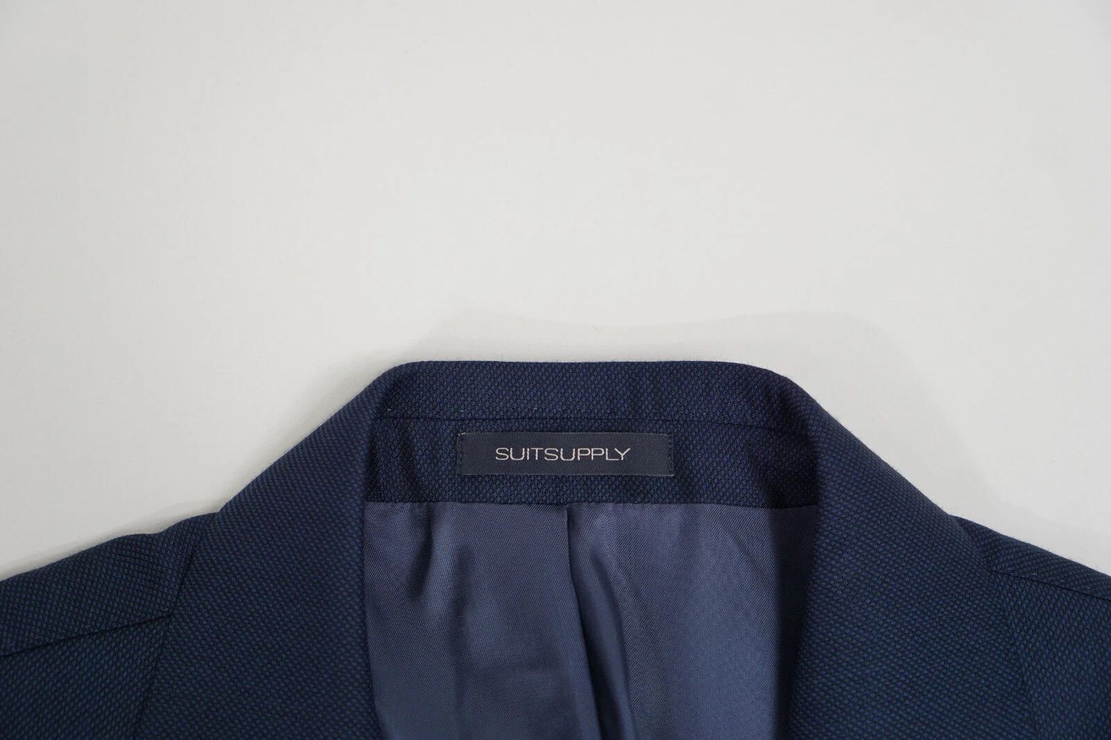 Suitsupply Men Suitsupply Blazer Sienna Blue S130 Super 130's UK/US38L Size 38L - 3 Thumbnail