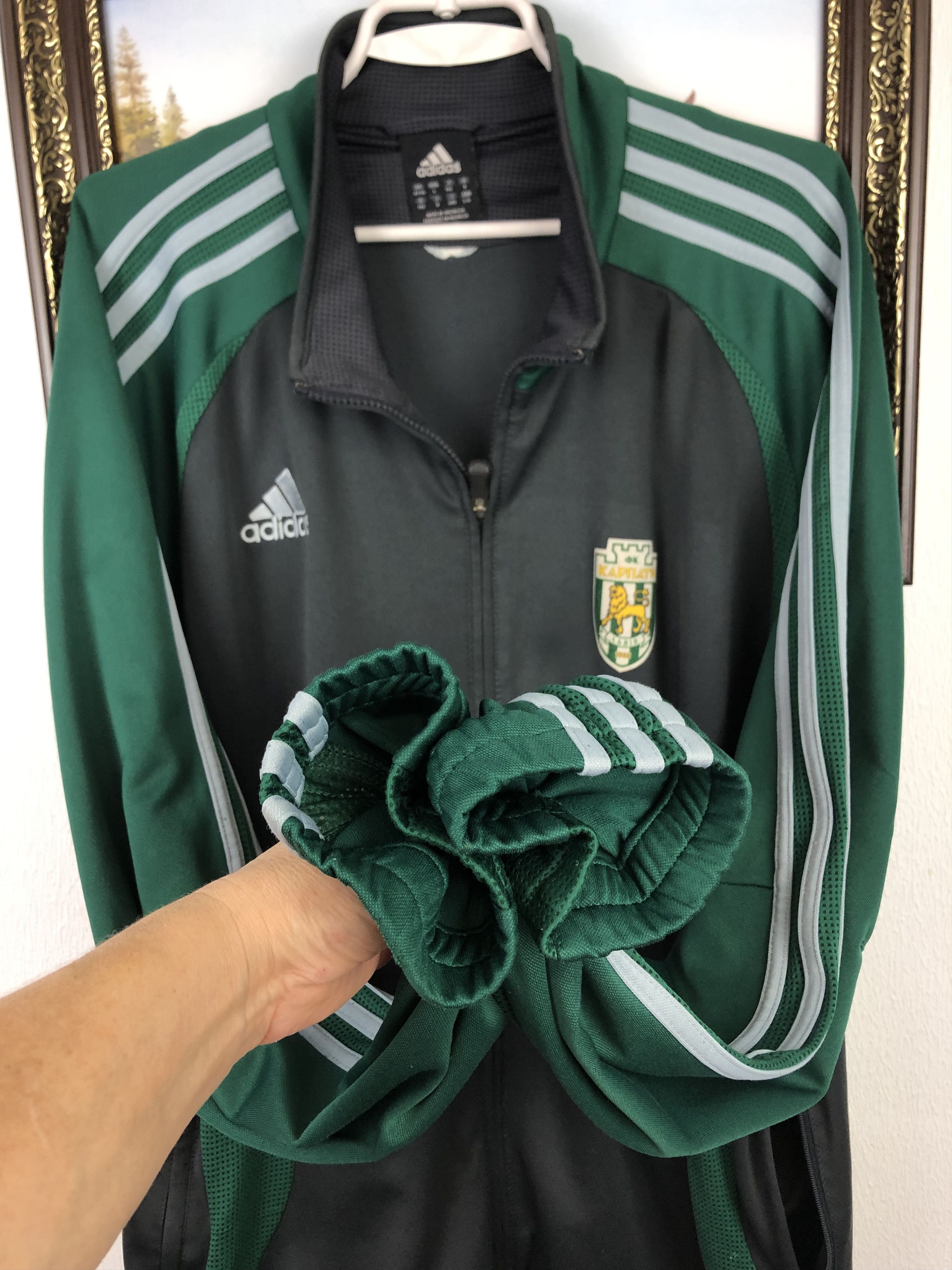 Adidas Vintage Adidas Karpaty Lviv Football Jacket Soccer Track Top Size US XL / EU 56 / 4 - 5 Thumbnail