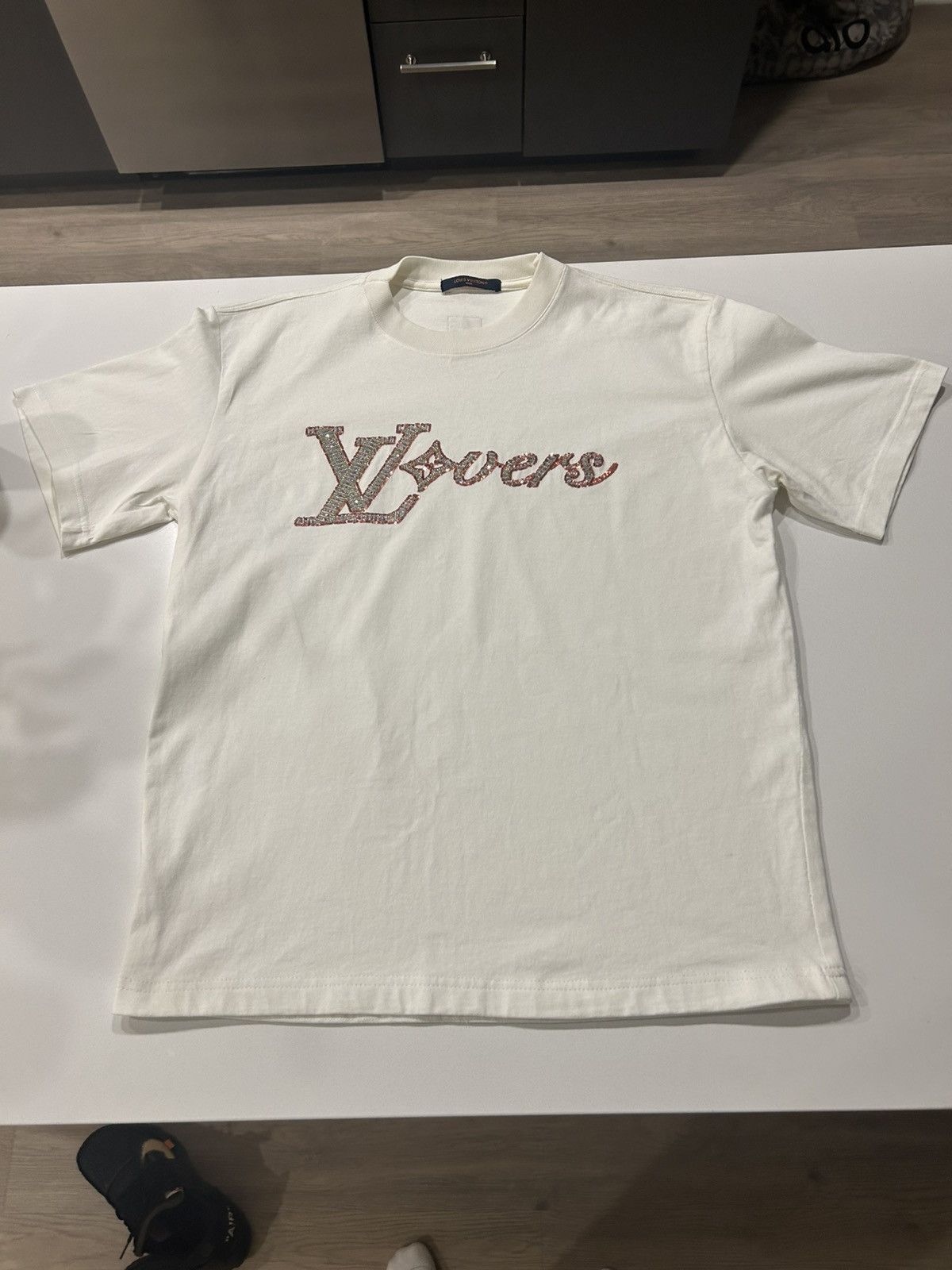 Louis Vuitton Lovers Embroidered Short-Sleeved T-Shirt Size US S / EU 44-46 / 1 - 1 Thumbnail