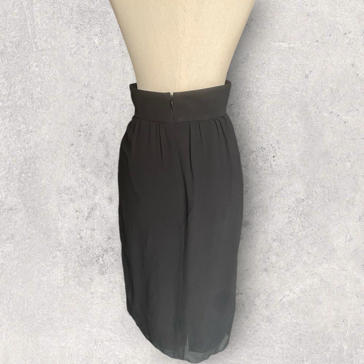 Vintage Chanel Silk Pleat Skirt