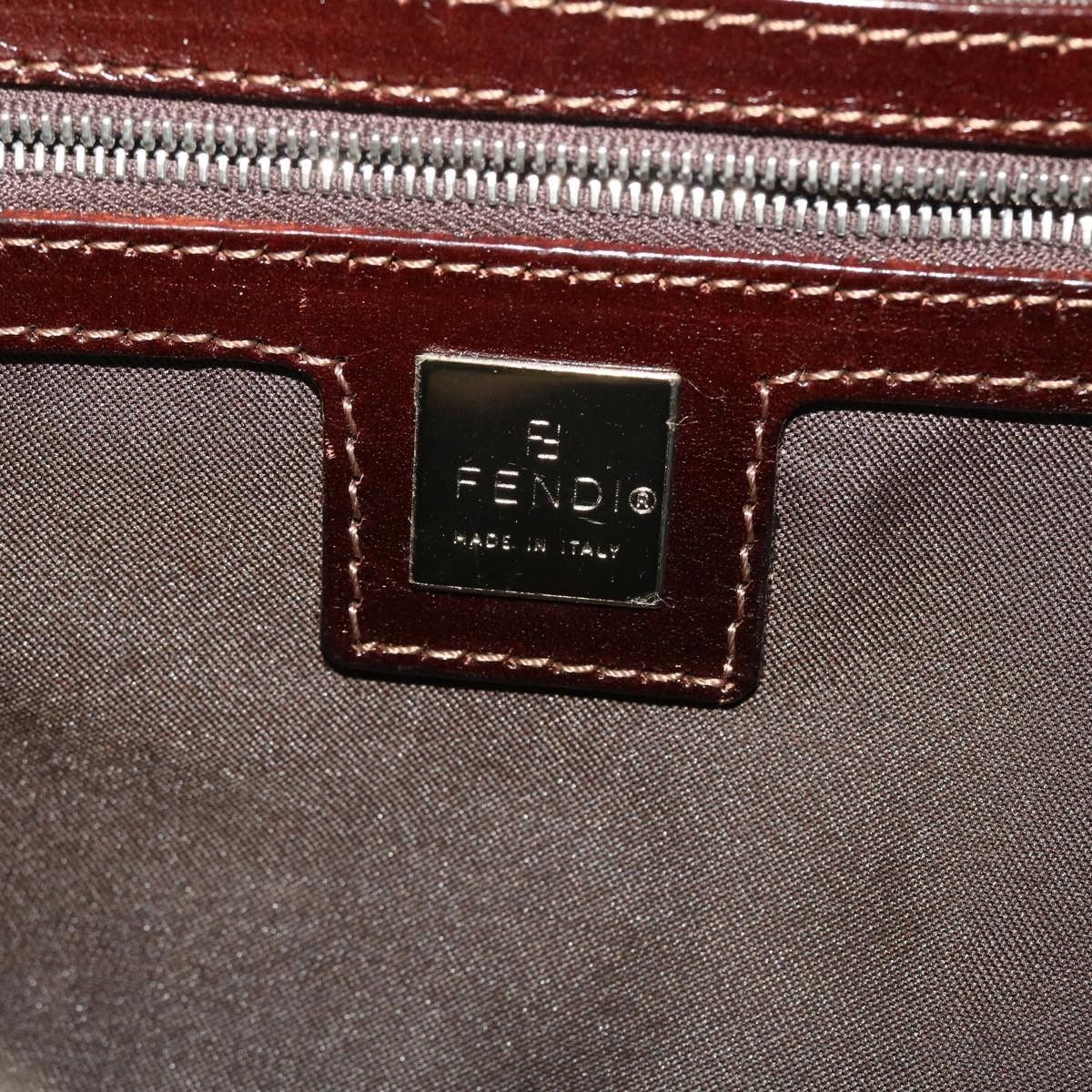 Fendi FENDI Zucca Canvas Mamma Baguette Shoulder Bag FF Beige Size ONE SIZE - 13 Thumbnail