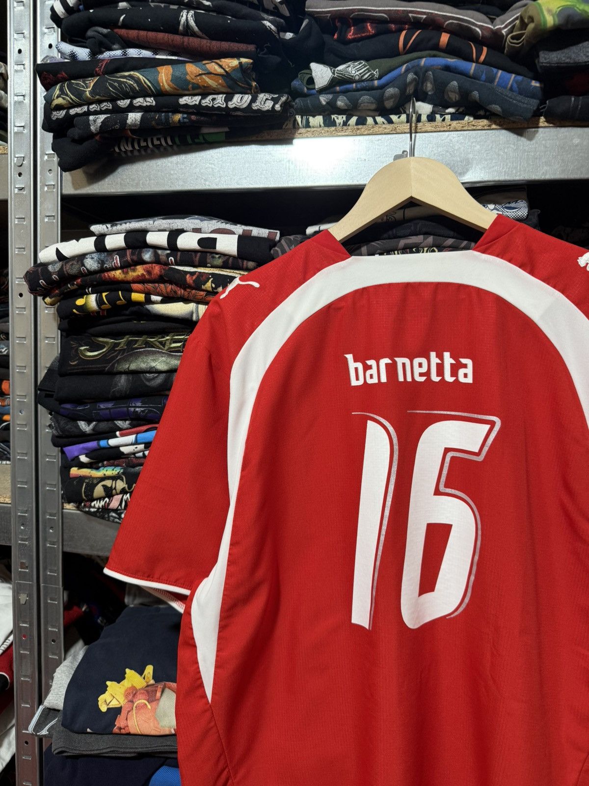 Puma Switzerland Barnetta 2006 2007 2008 Home Soccer Jersey