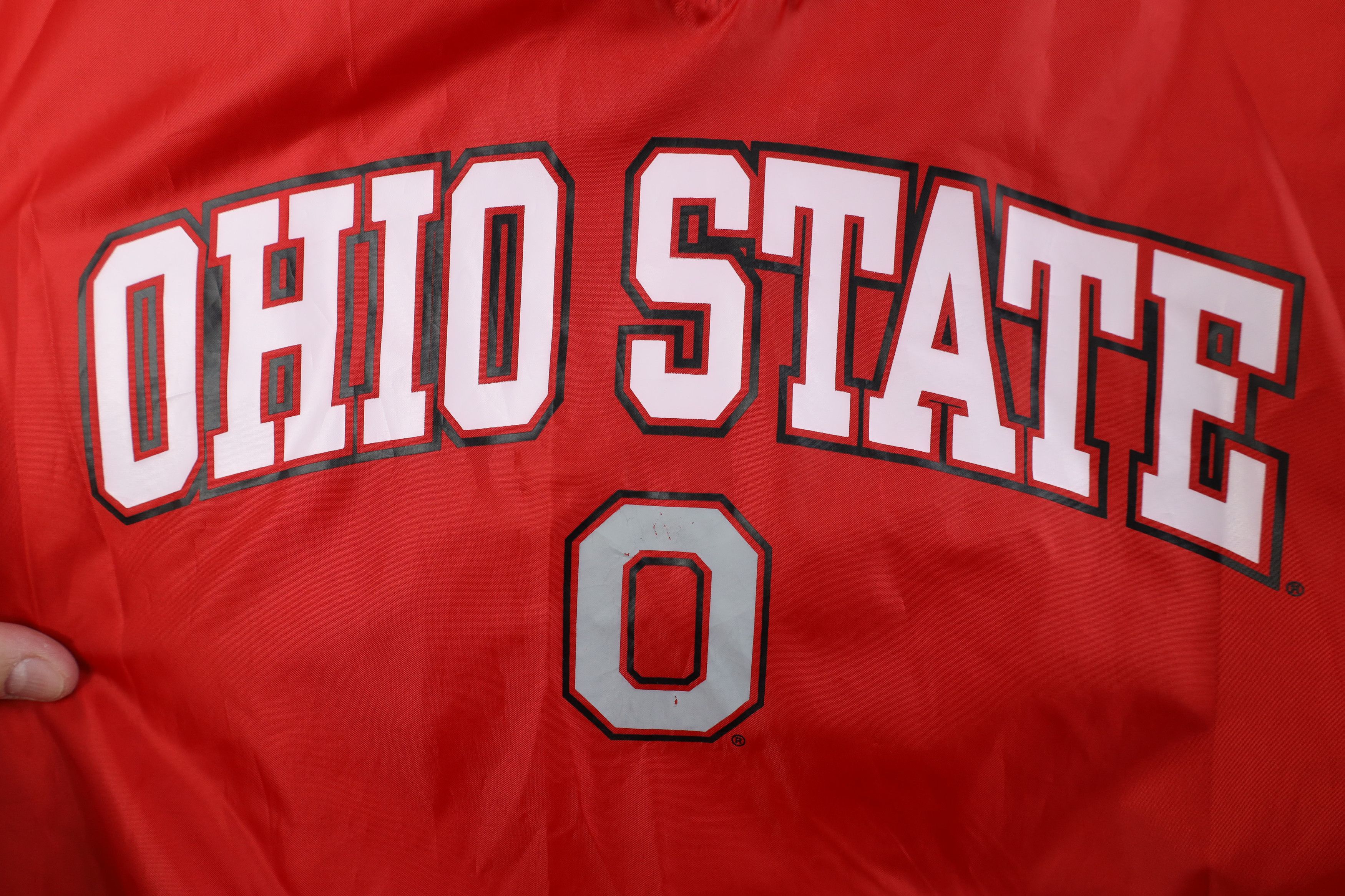 Vintage Vintage Y2K Ohio State University Windbreaker Jacket Red Size US M / EU 48-50 / 2 - 4 Thumbnail