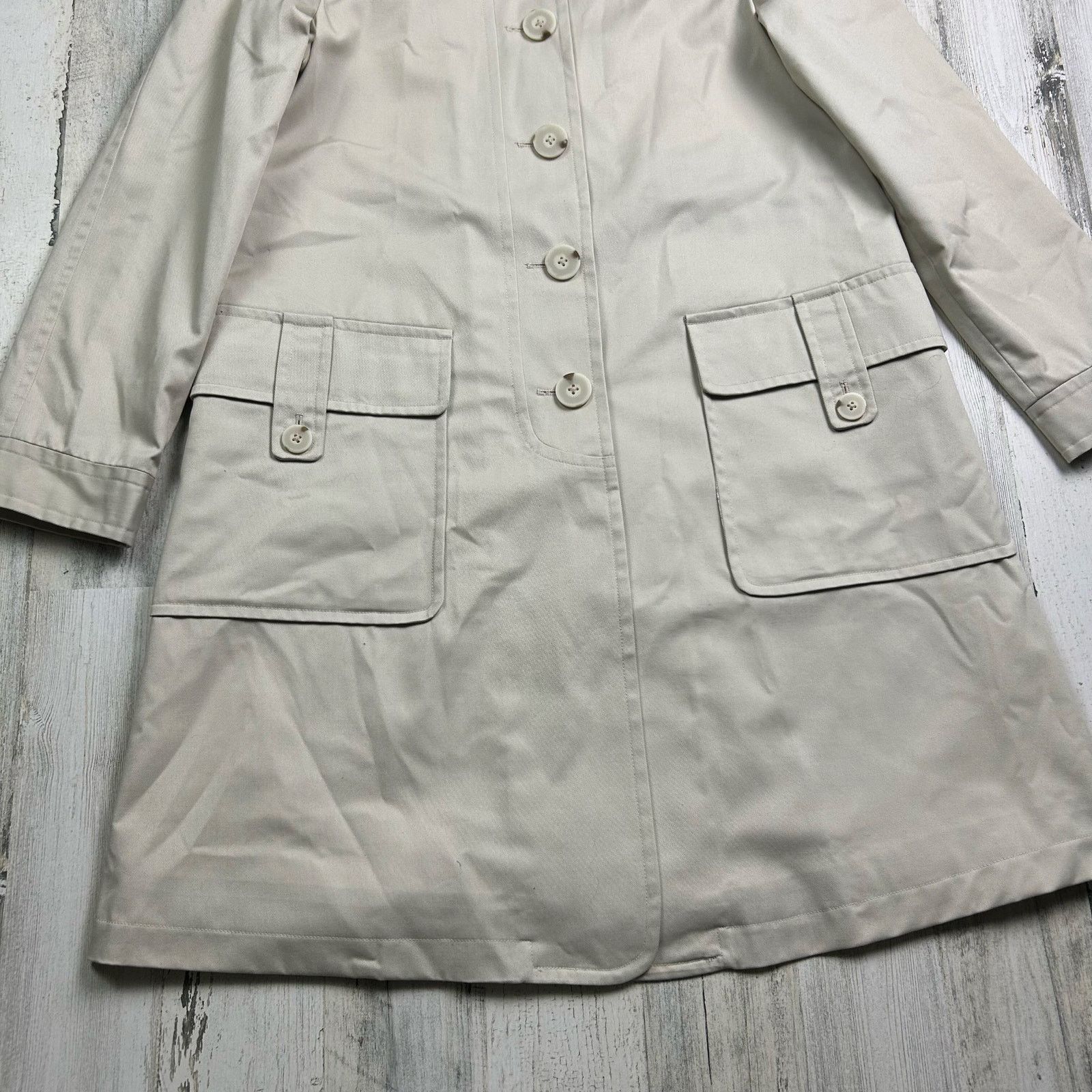 Pendleton × Vintage Pendleton Women's Trench Rain Jacket Size XS Coat Tan P74024 Size XS / US 0-2 / IT 36-38 - 2 Thumbnail