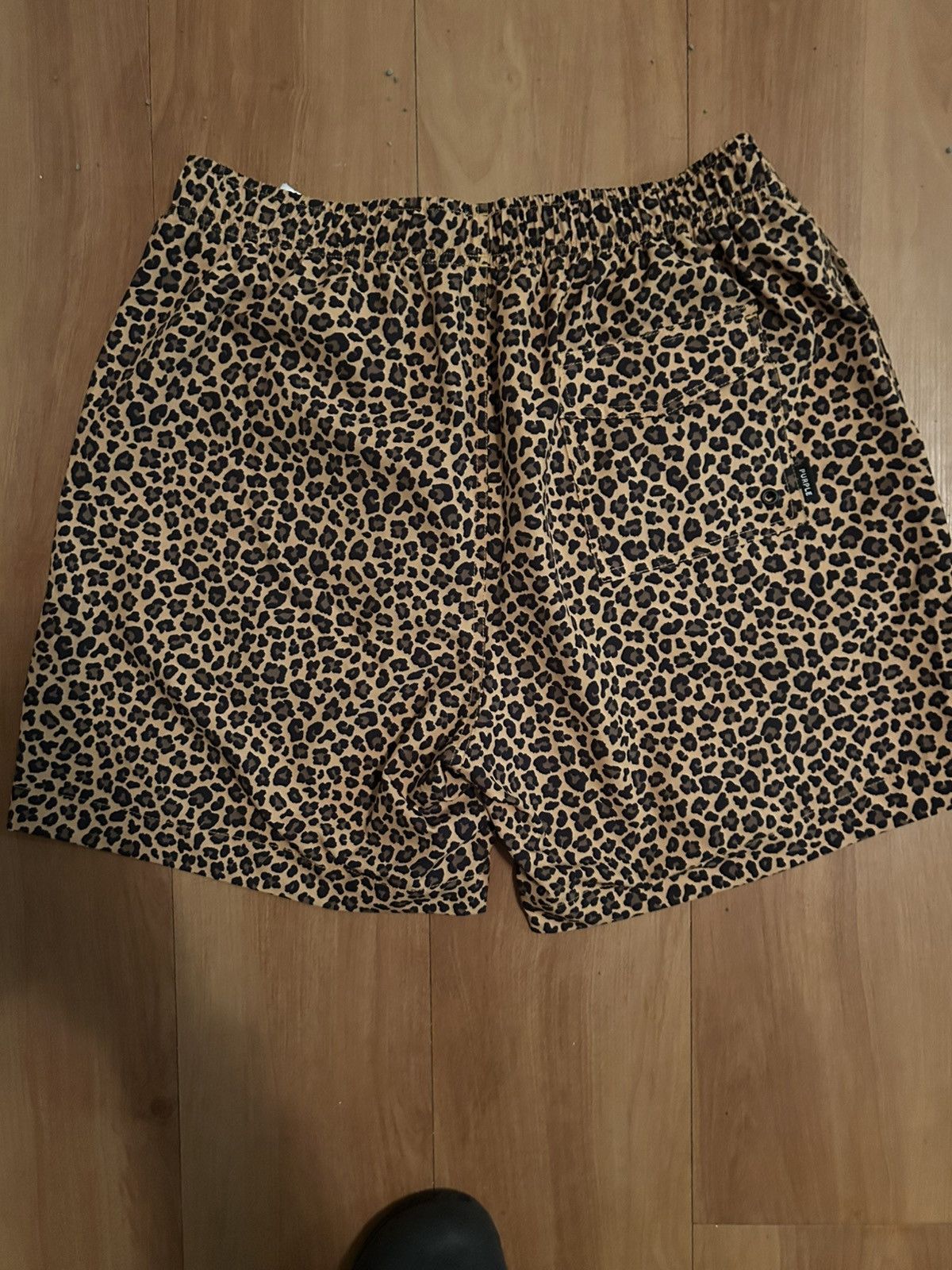 Other Leopard Print Purple Shorts Size US 30 / EU 46 - 4 Thumbnail