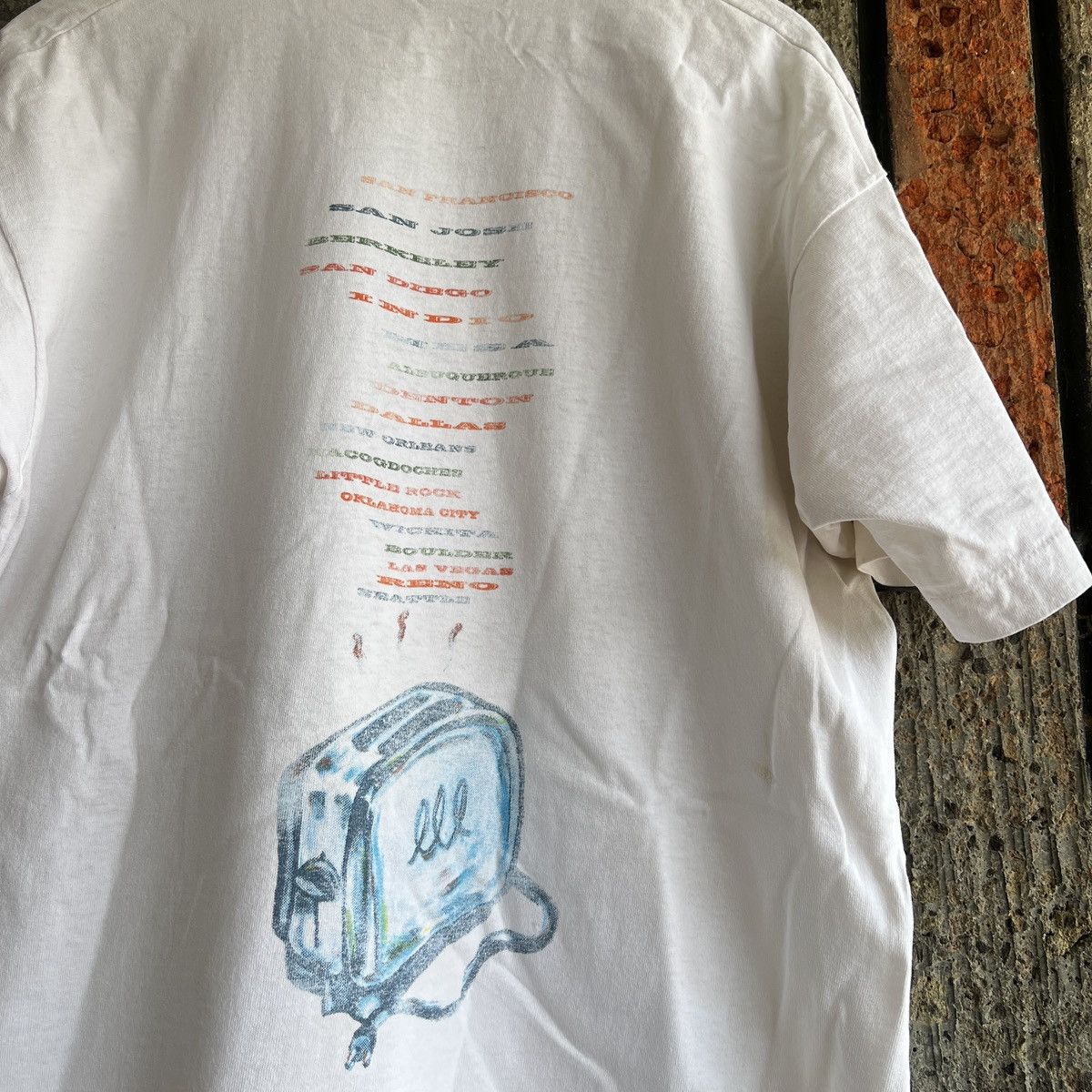 Band Tees 1993 Pearl Jam Vs. Marionette Freak Band Tour Tee Shirt Size US XL / EU 56 / 4 - 7 Thumbnail