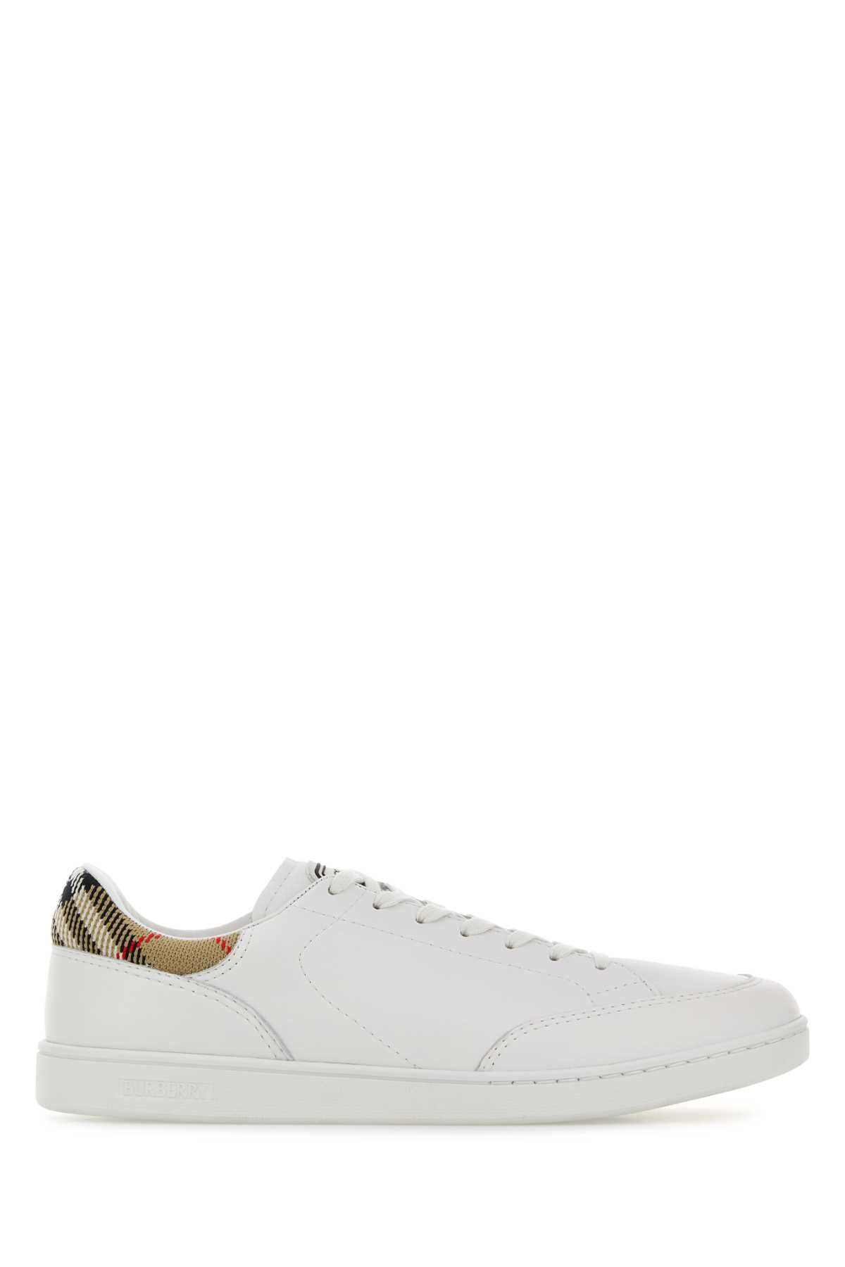 White Leather Set Sneakers