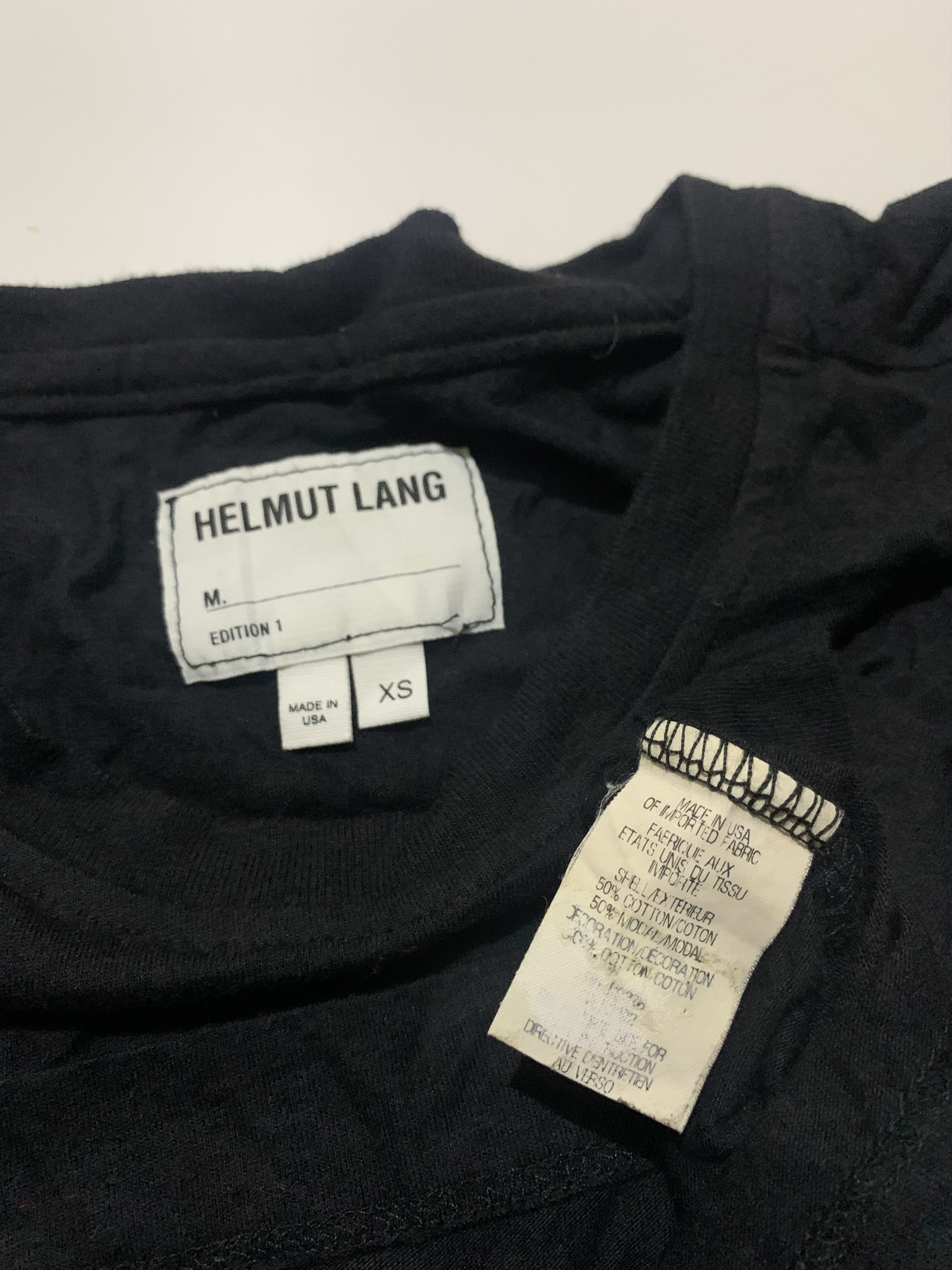 Helmut Lang HELMUT LANG EDITION 1 TEE Size US XS / EU 42 / 0 - 2 Thumbnail