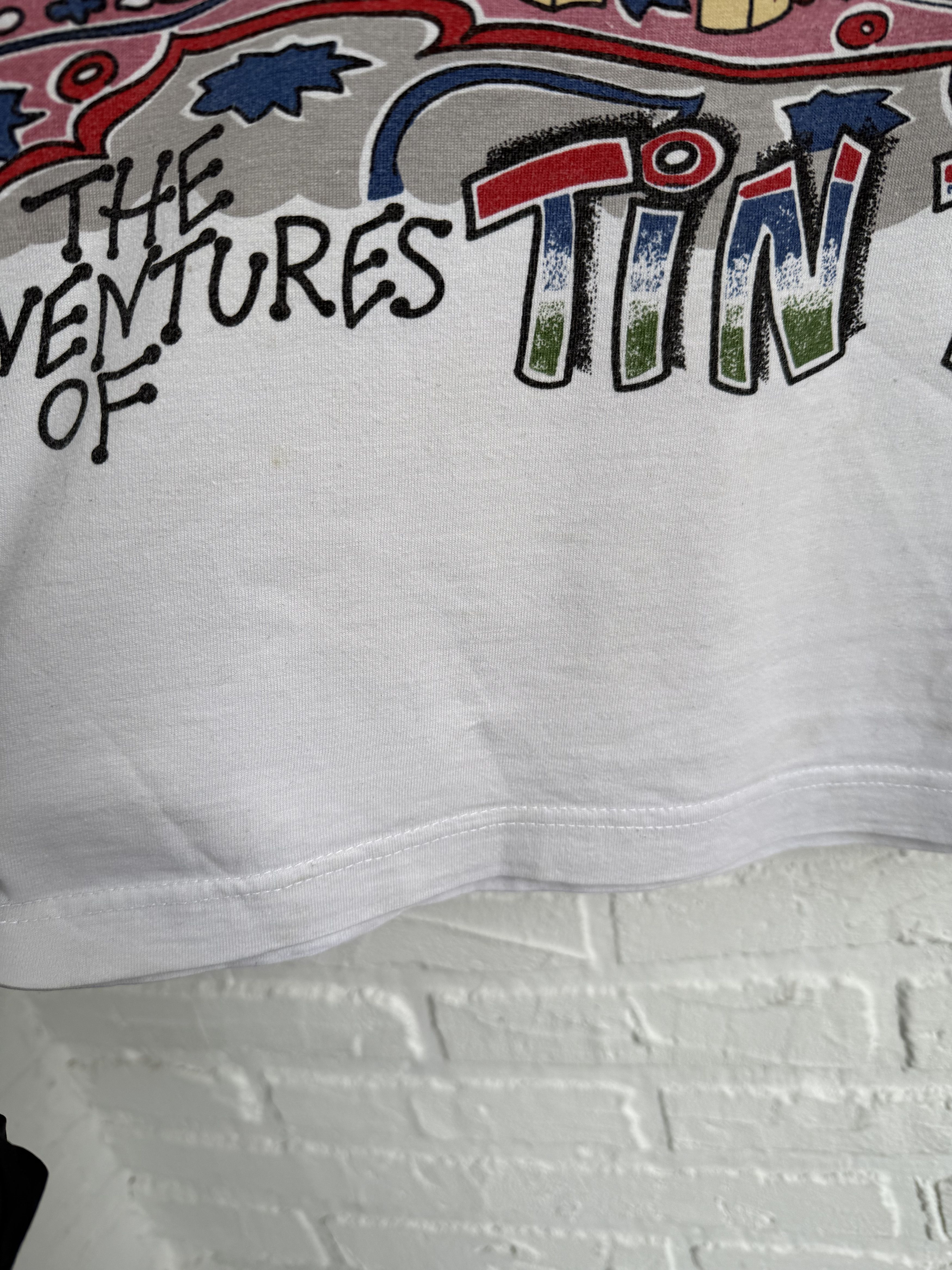 Cartoon Network Vintage 80s of Tintin Cigars of the Pharaoh t-shirt Size US L / EU 52-54 / 3 - 8 Thumbnail