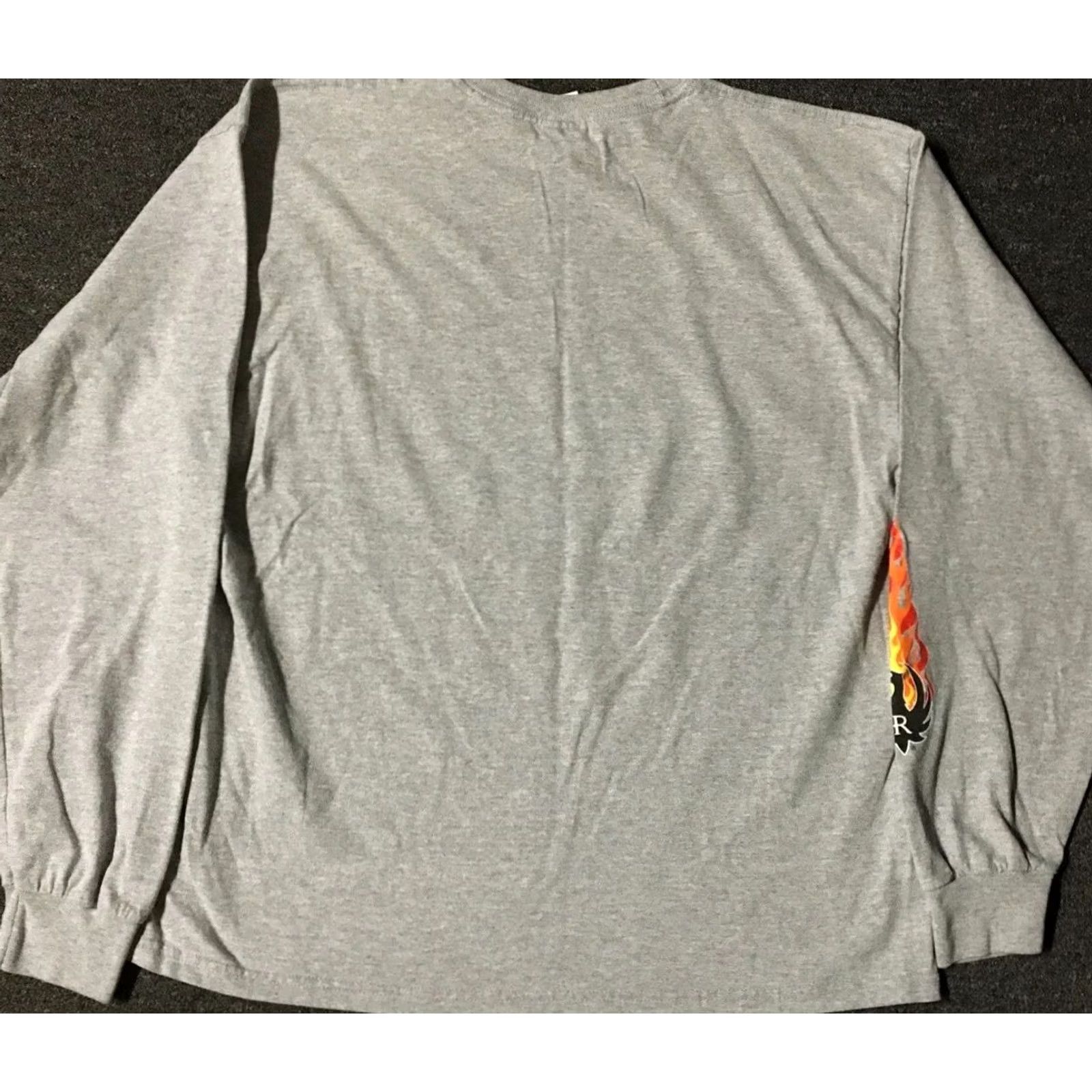 JNCO VINTAGE Ruger Firearms Flames Shirt Mens M Gray Long Sleeve Punk Grunge 80s 90s Skate Harley USA Gun Biker Jnco Y2K Beach Size US M / EU 48-50 / 2 - 4 Thumbnail