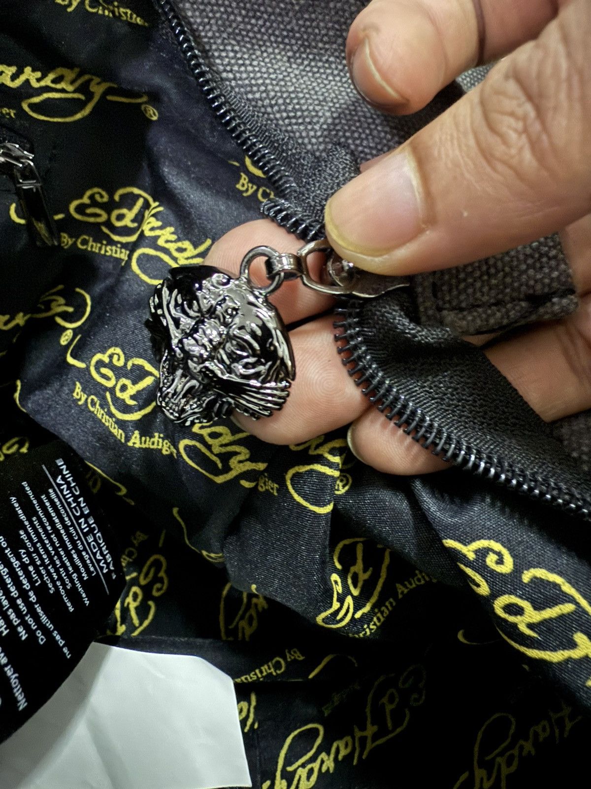 Ed Hardy Rare 2000s Ed hardy canvas Cotton sling bag Size ONE SIZE - 7 Thumbnail