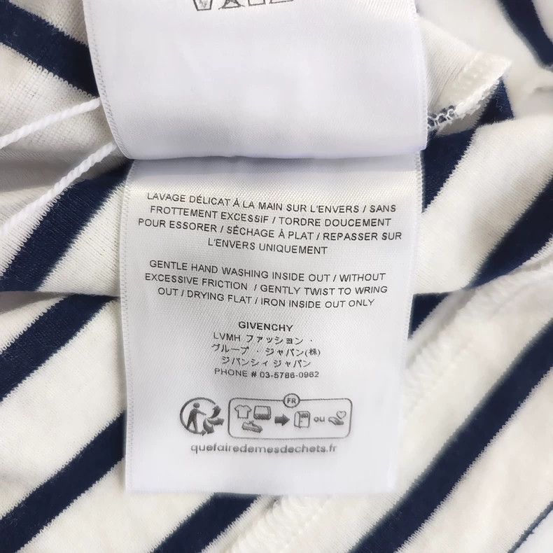 Givenchy Givenchy Striped Short Sleeve Top Size US M / EU 48-50 / 2 - 6 Thumbnail