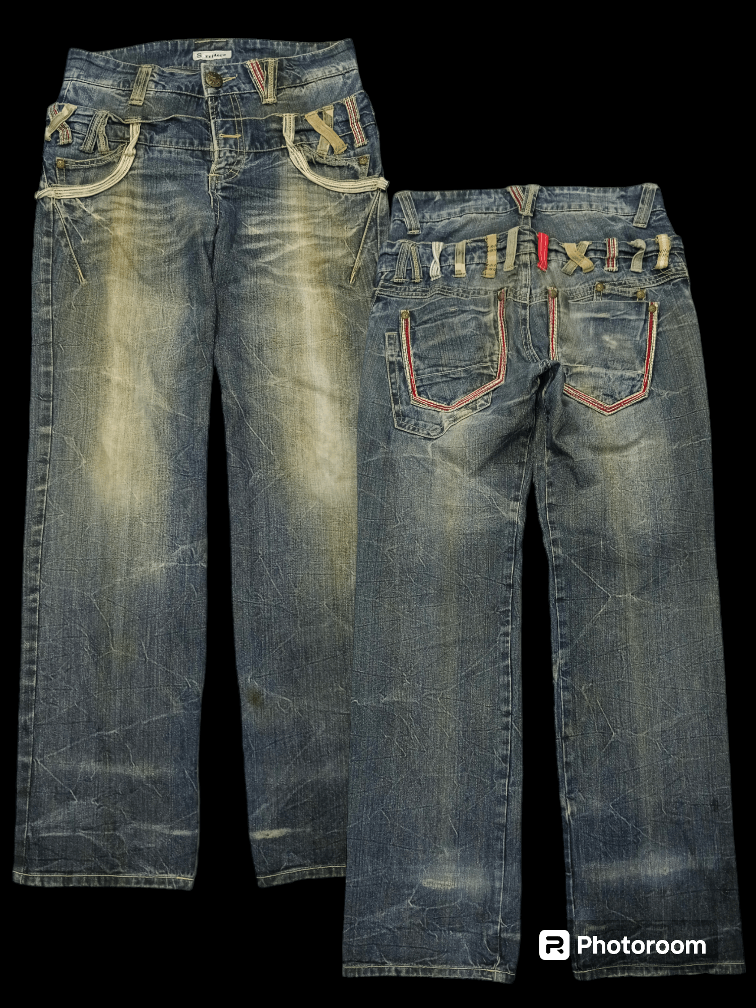 If Six Was Nine × Rusty SiCK RUSTY DOUBE WAIST SORRIDERE DENIM PANTS Size US 30 / EU 46 - 1 Thumbnail