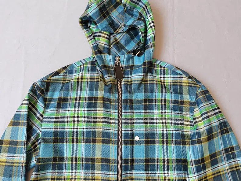 Hermes Hermes Plaid Tech Fabric Loose Fit Showpiece Windbreaker J Size US S / EU 44-46 / 1 - 3 Thumbnail