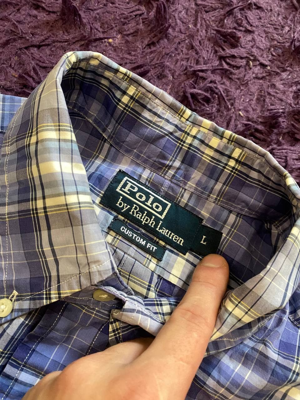 Polo Ralph Lauren POLO RALPH LAUREN Checked Shirt Regular Fit SHORT SLEEVE Size US L / EU 52-54 / 3 - 2 Thumbnail